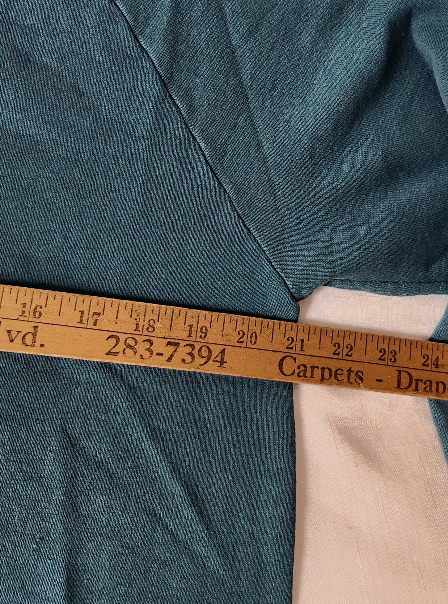 Fruit Of The Loom × Vintage Fruit of the Loom FOTL Vintage Blank Crewneck Sweater Teal Size US M / EU 48-50 / 2 - 4 Thumbnail