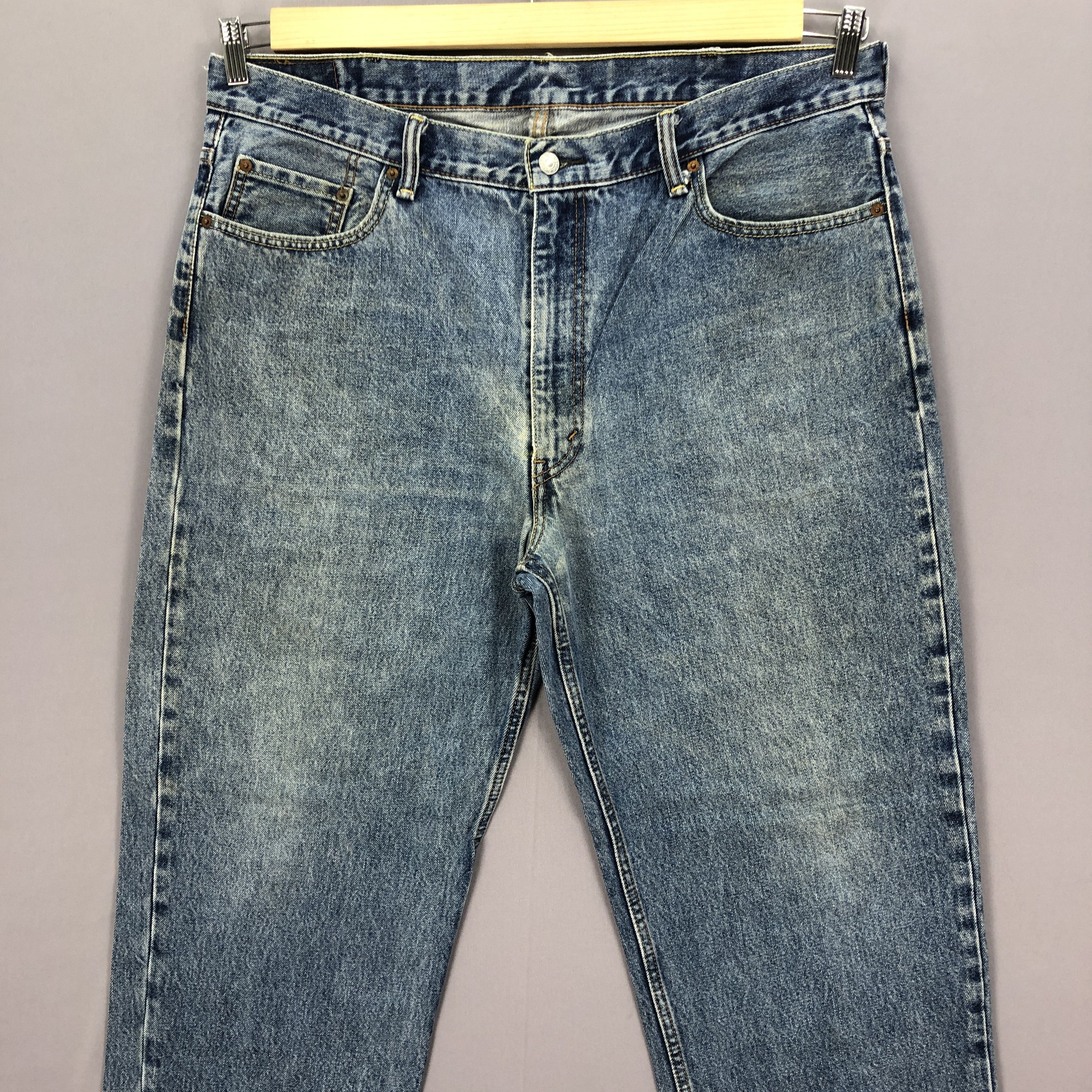 Levi's Vintage Y2K Levis 550 Faded Jeans Levi's Stonewash Denim Size US 38 / EU 54 - 3 Thumbnail