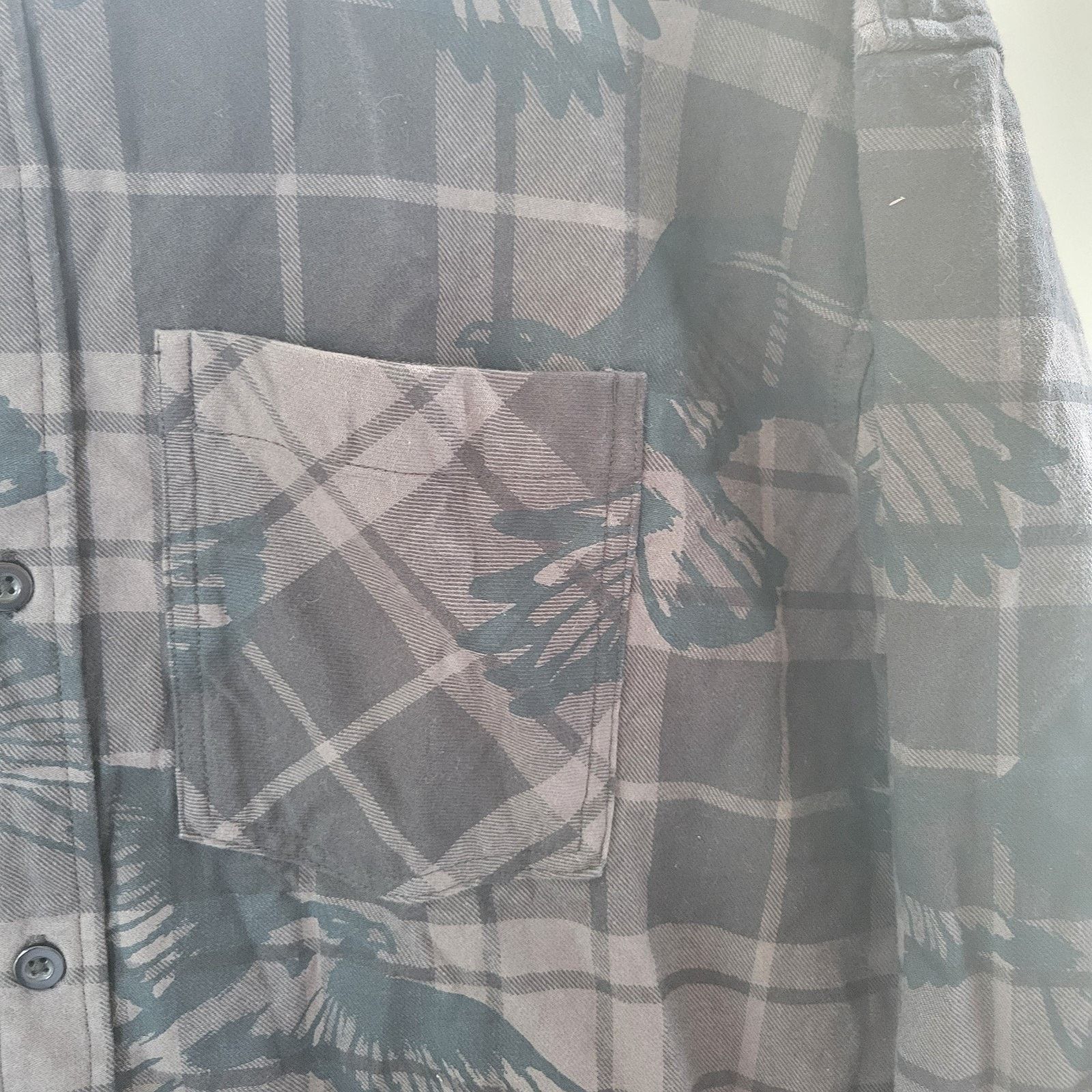 Spyder Spyder Creston Flannel Long Sleeve Shirt Eagle SZ XXL BLACK Size US XXL / EU 58 / 5 - 2 Thumbnail