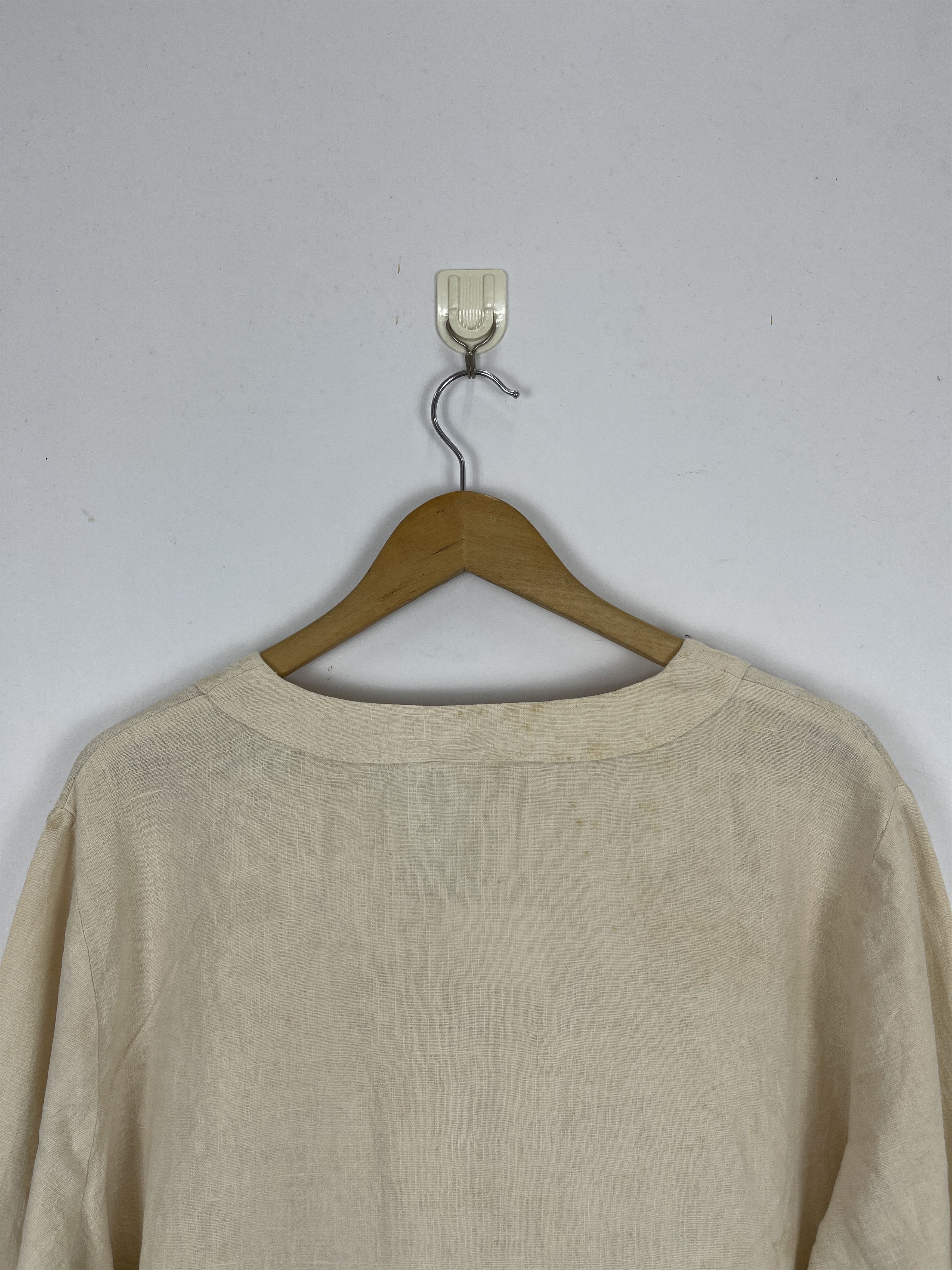 Mexicana × Vintage Vintage 70s Pure Linen Made In Usa T Shirt Size US XL / EU 56 / 4 - 4 Thumbnail