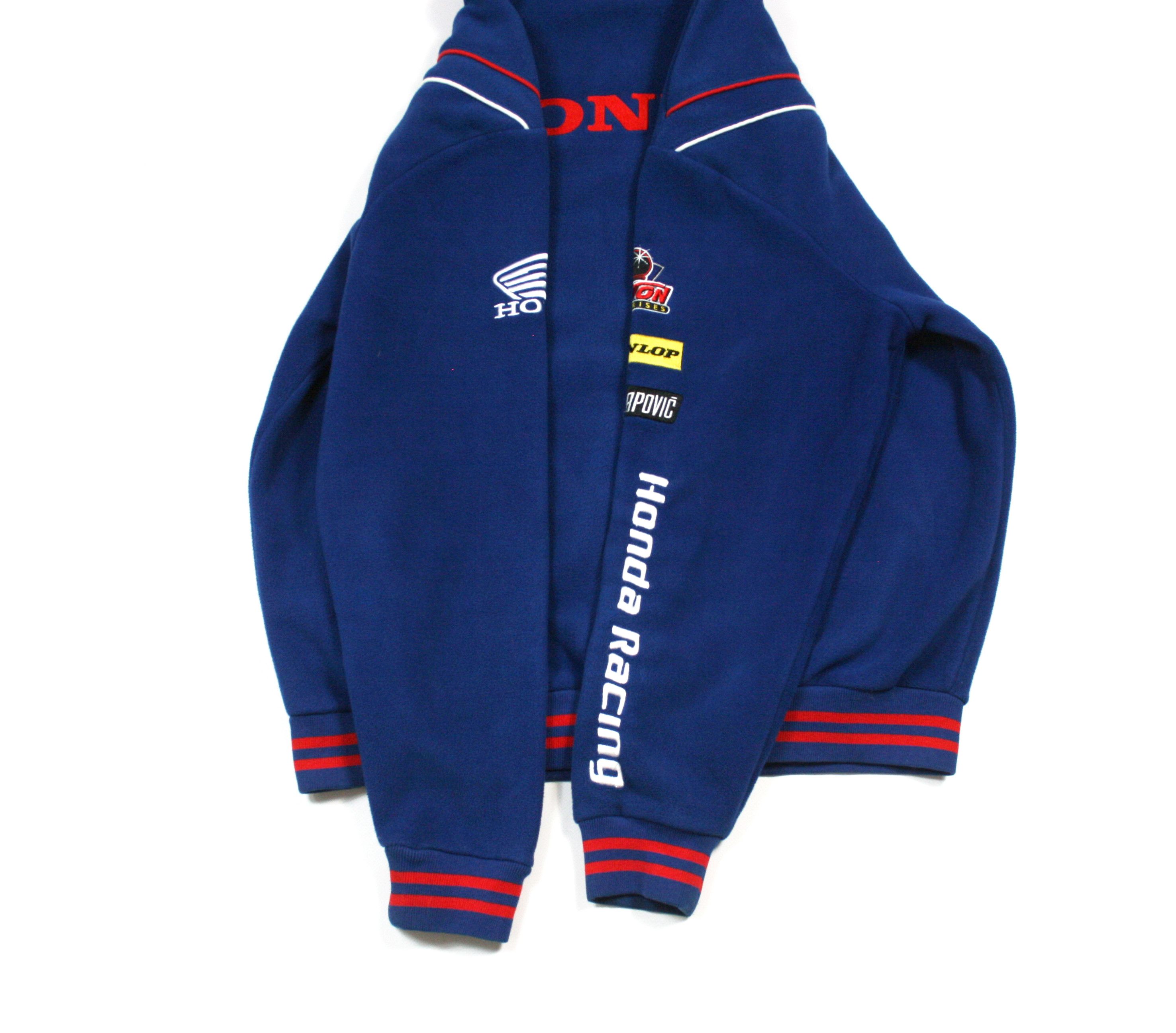 Honda 00S Racing Sponsored Fleece Jacket Vintage Size US M / EU 48-50 / 2 - 7 Thumbnail
