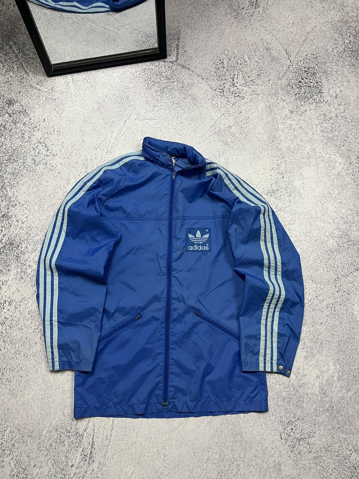 Adidas × Vintage Vintage Adidas 90’s Windbreaker Nylon Track Jacket Rare Y2k Size US S / EU 44-46 / 1 - 1 Thumbnail