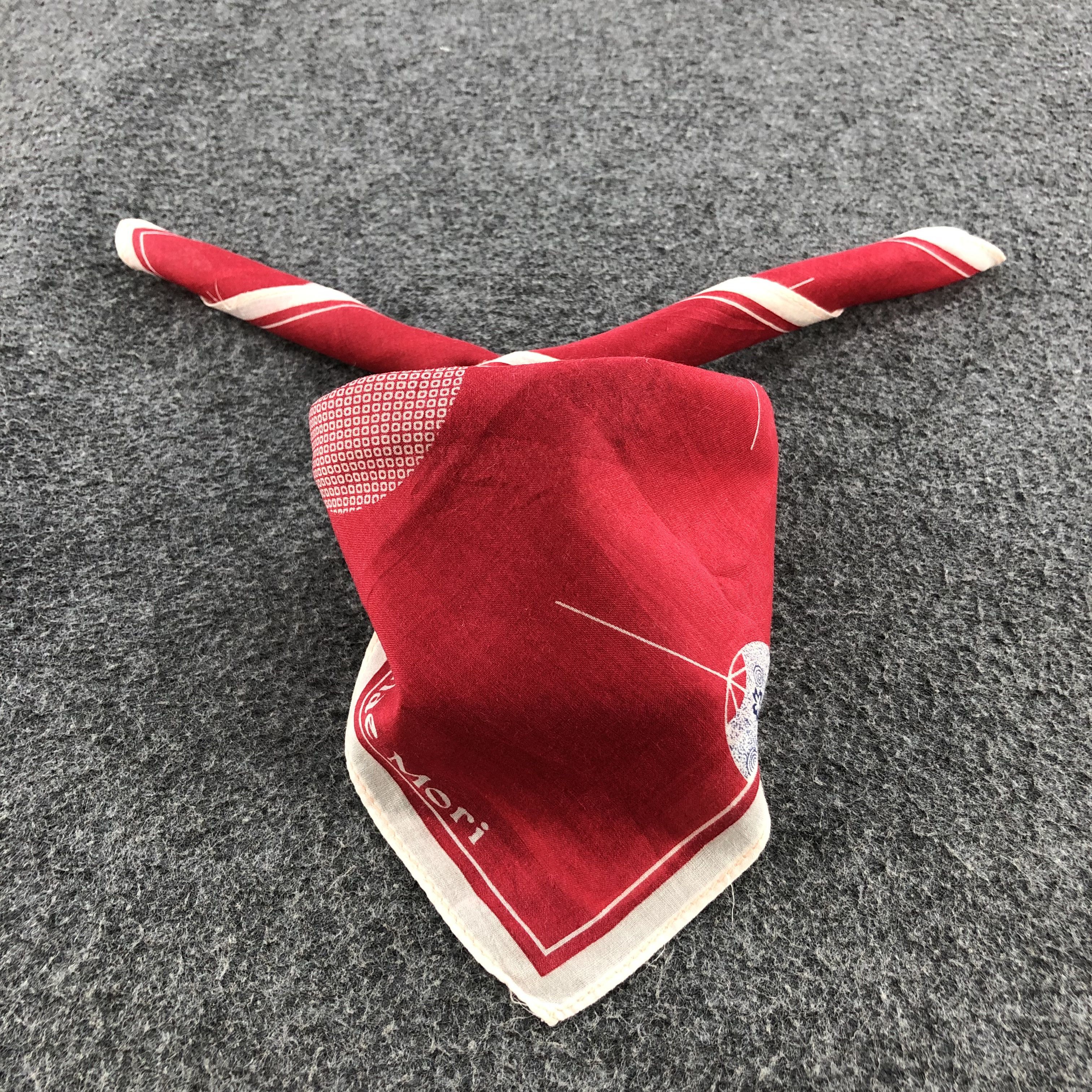 Hanae Mori Hanae Mori Handkerchief Neckerchief Bandana H1412 Size ONE SIZE - 2 Thumbnail