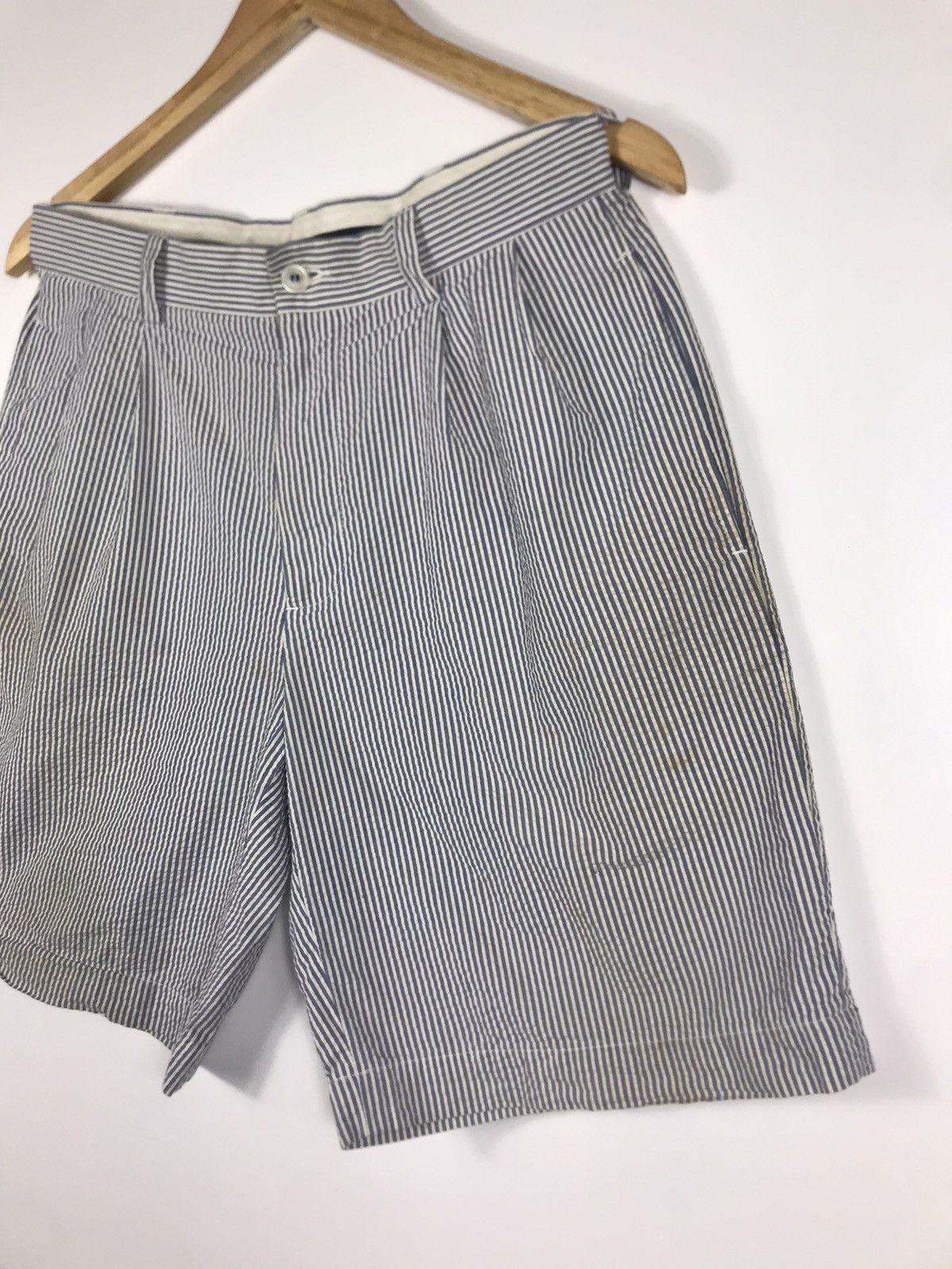 Brooks Brothers 🔥Brooks Brothers 346 Hickory Stripe Short Pants Size US 31 - 3 Thumbnail