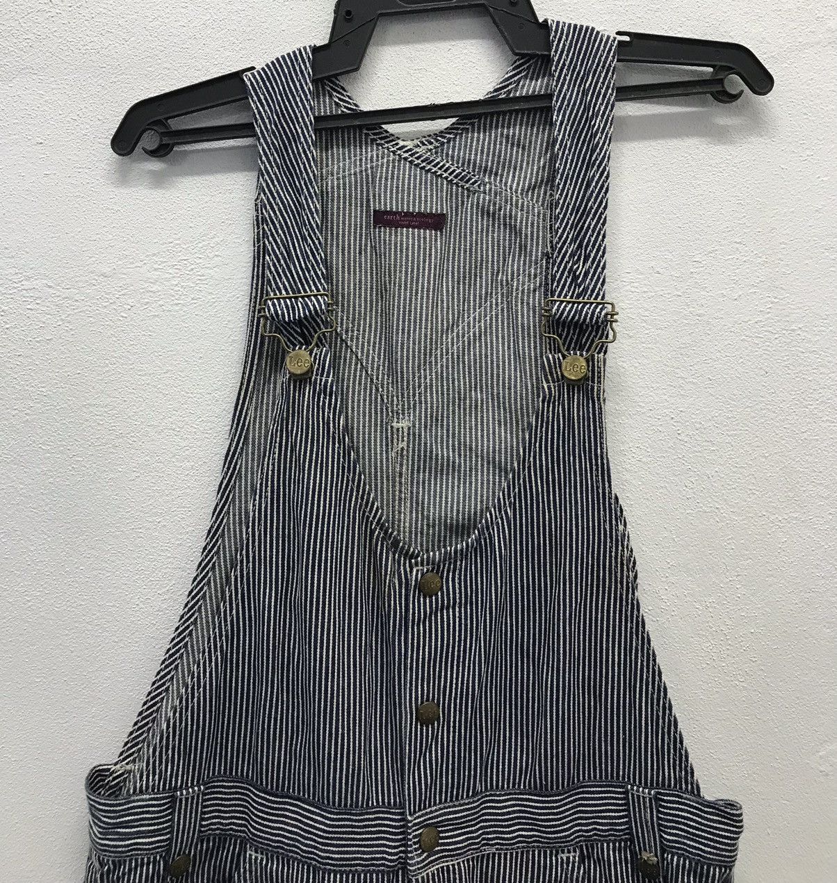 Japanese Brand × Vintage Vintage Earth Music&Ecology Violet Label Overalls Size US 36 / EU 52 - 3 Thumbnail