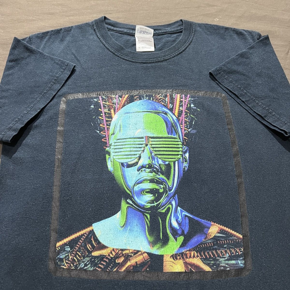 Rap Tees Vintage Y2K Kanye West Glow In The Dark Tour Promo Tee Faded Size US S / EU 44-46 / 1 - 2 Thumbnail