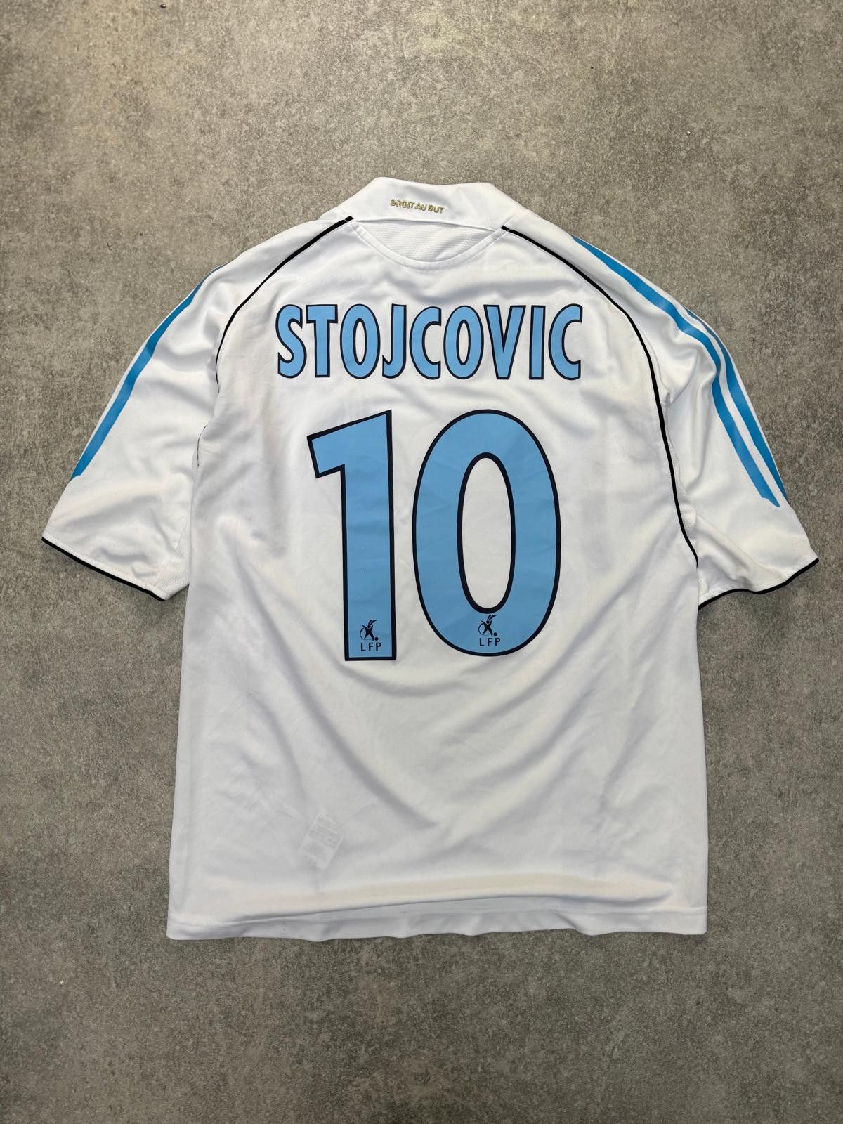 Adidas 2005-2006 Marsailles FC Home 'Stojcovic 10' Football Tee Size ONE SIZE - 3 Thumbnail