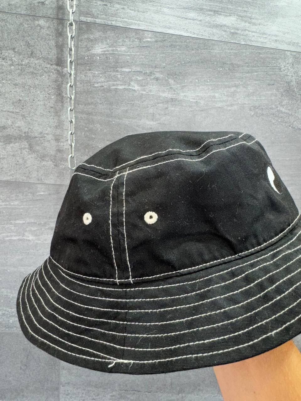 Our Legacy × Stussy Stussy x Our Legacy Recycled Twill Bucket Hat Black Size 36 - 3 Thumbnail