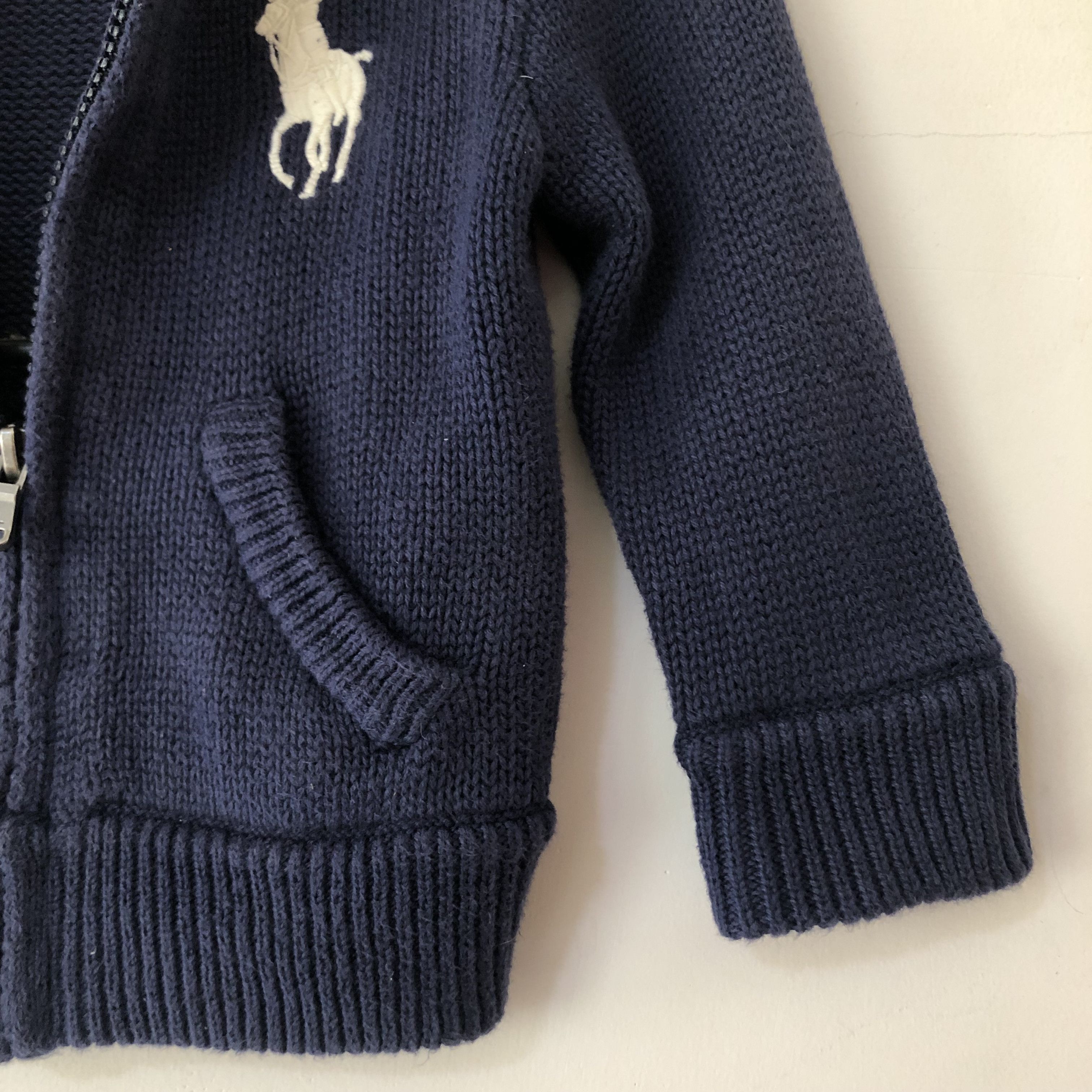 Ralph Lauren Ralph Lauren Cotton Full-Zip Jumper Baby Size 12M Size US XXS / EU 40 - 13 Thumbnail