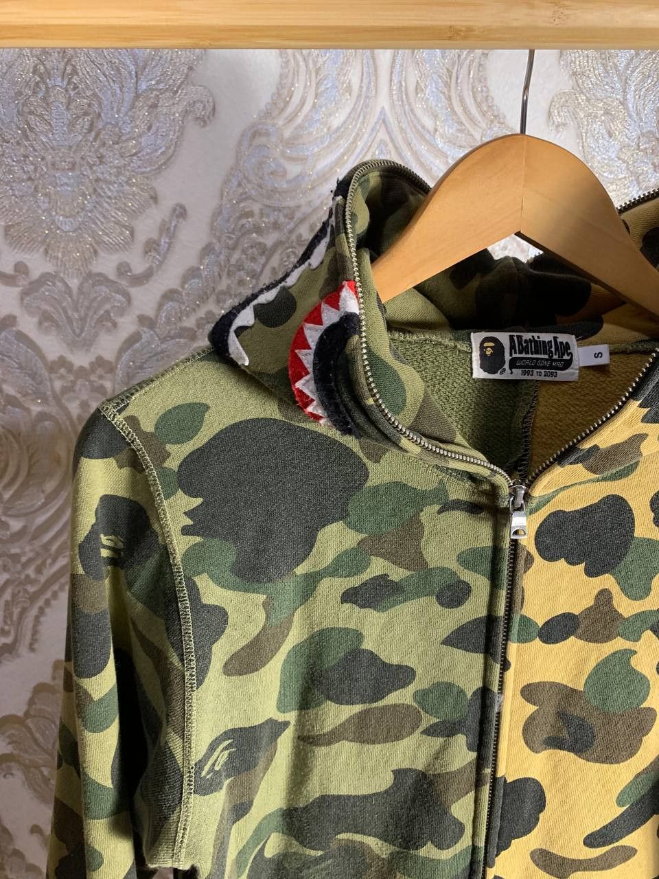 Bape Bape Camo Shark Full Zip Hoodie Size US S / EU 44-46 / 1 - 2 Thumbnail