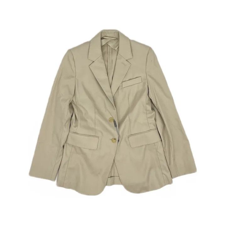 Max Mara MaxMara Casual Minimalist Beige Jacket 0079 Size M / US 6-8 / IT 42-44 - 1 Thumbnail