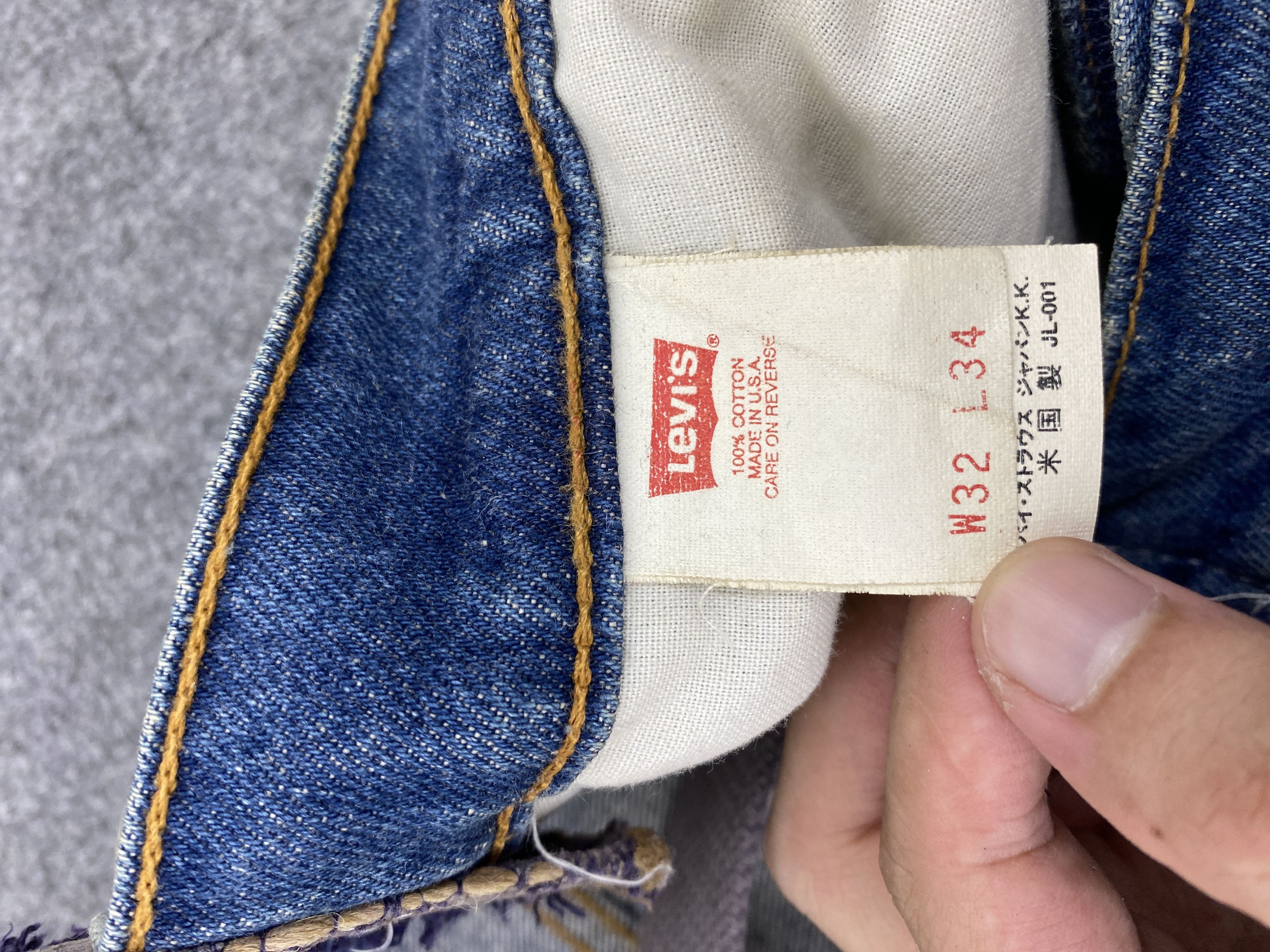 Handmade × Levi's × Vintage Vintage Levi's Jeans Custom Handmade Cossbody Bag BG0105 Size ONE SIZE - 8 Thumbnail
