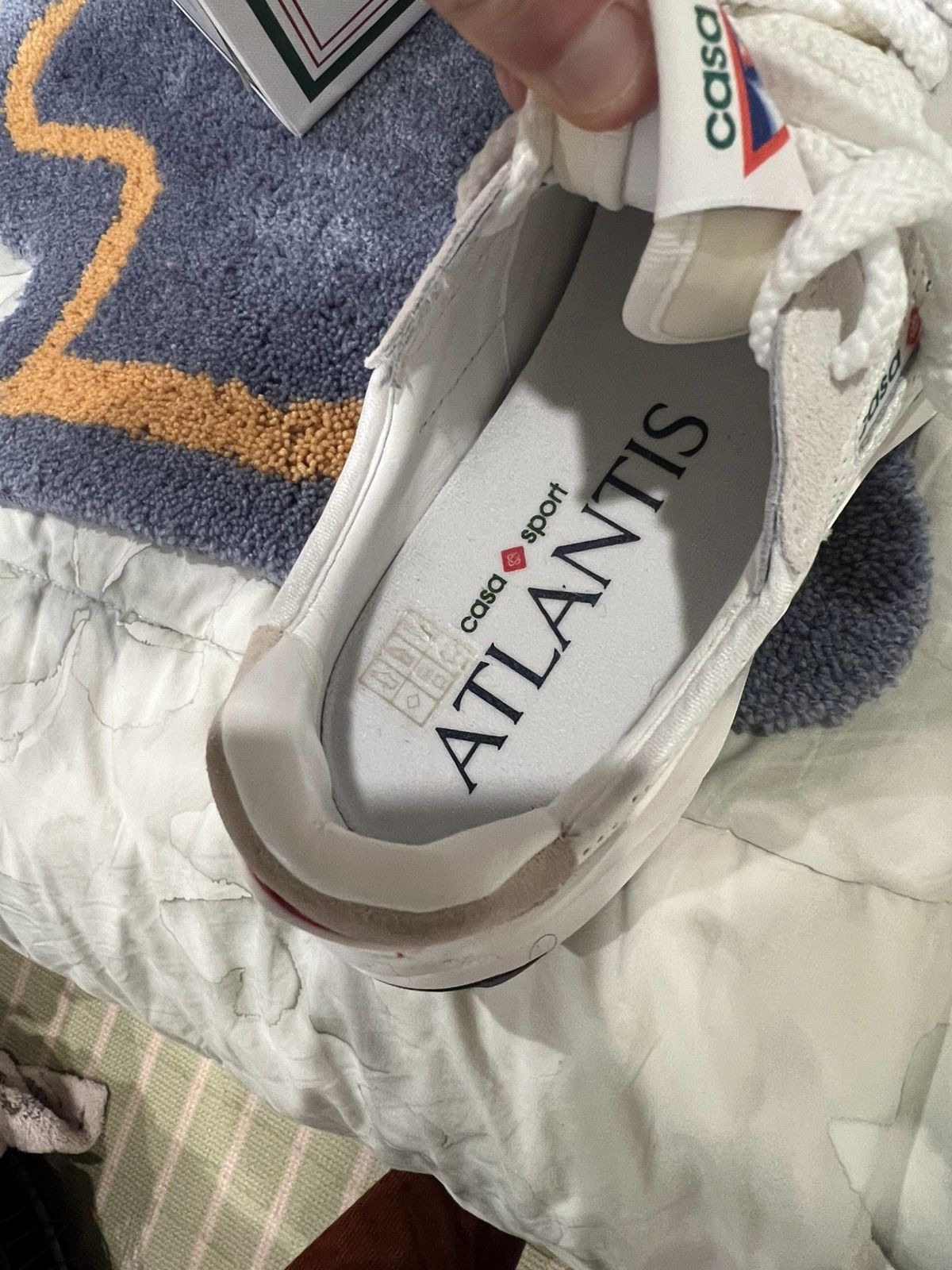 Casablanca Mens Atlantis Off-White Sneaker Size US 10 / EU 43 - 9 Thumbnail