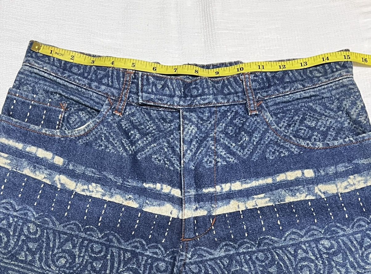 Jean Paul Gaultier 🔥HOT DROPS🔥JEAN PAUL GAULTIER DENIM FULLPRINT Size US 32 / EU 48 - 3 Thumbnail