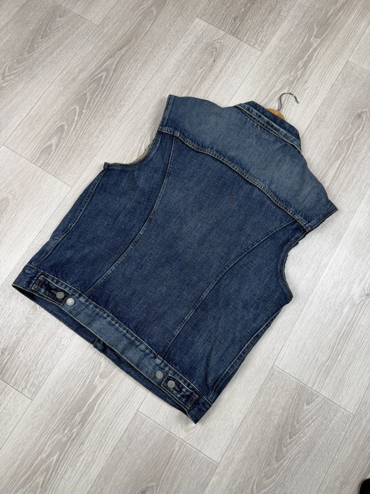 Polo Ralph Lauren Polo Ralph Lauren Denim Jeans Vest Size L Size US L / EU 52-54 / 3 - 10 Thumbnail