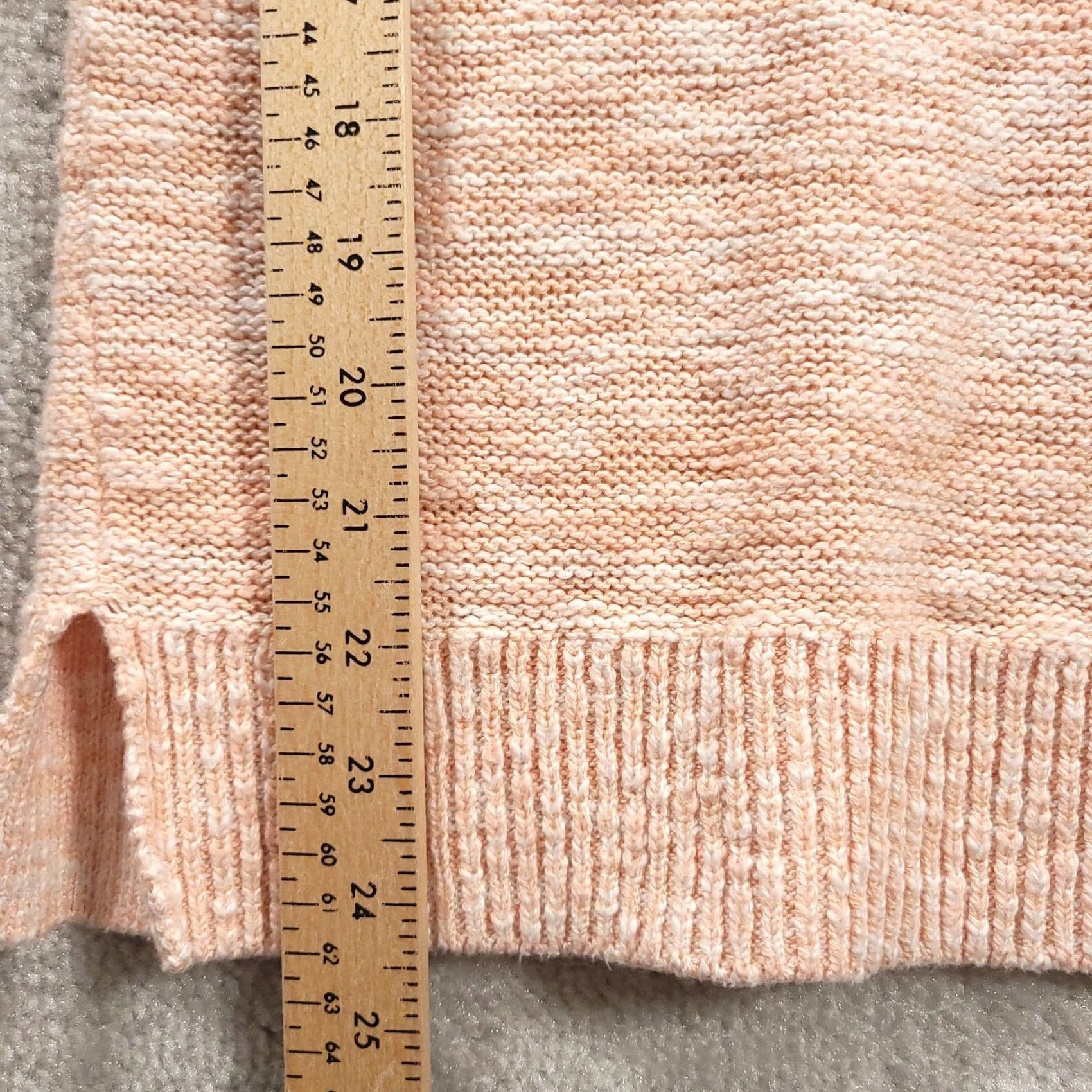 Old Navy Old Navy Sweater Womens Medium Pink Heathered Crewneck Ribbed Neckline and Hem Size M / US 6-8 / IT 42-44 - 6 Thumbnail