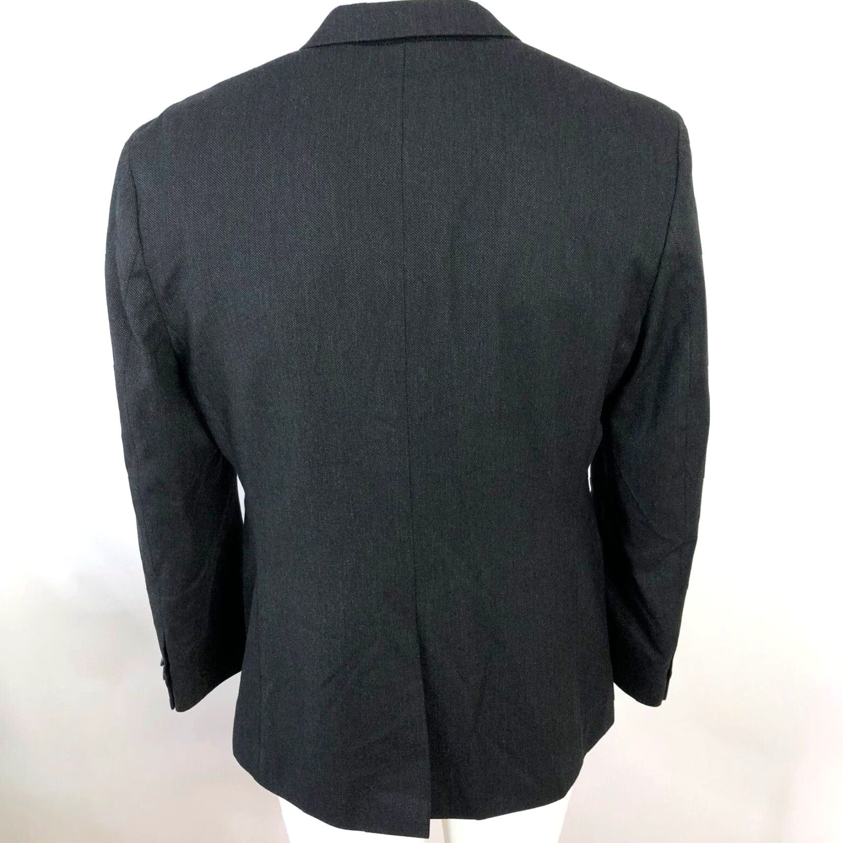 Banana Republic Banana Republic Blazer Short 40S Tailored Fit Gray Bird's Eye Notch Lapel Men Formal Blazer/Coat Buttons Four-Button Single-Breasted Jacket Size US 40 / EU 56 - 2 Thumbnail