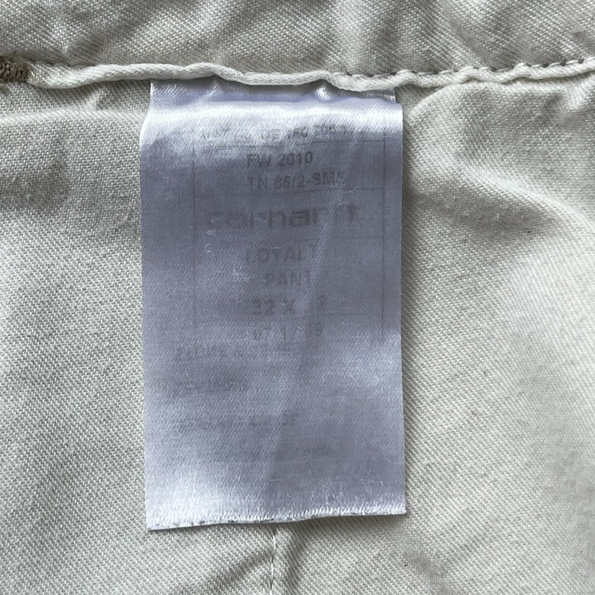 Carhartt Carhartt Union Made Loyalty Pant Vintage Chino Beige Size US 32 / EU 48 - 10 Thumbnail
