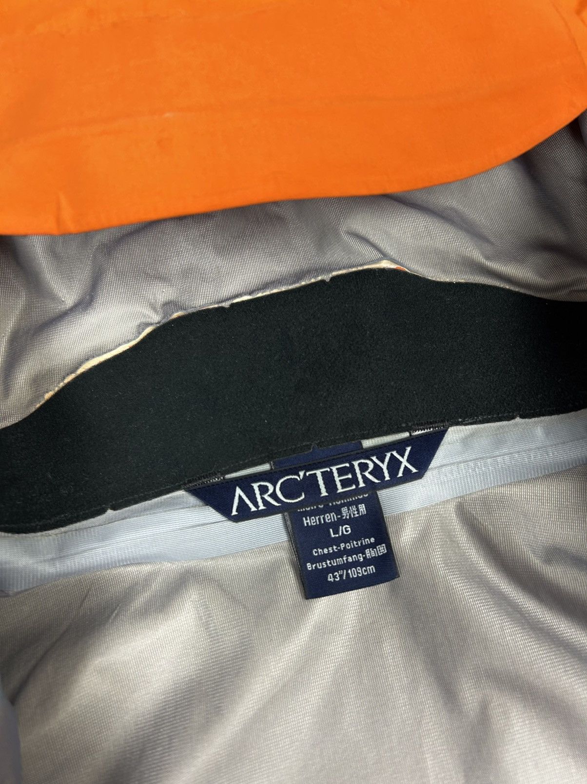 Arc'teryx Arcteryx orange wind stopper winter jacket Size US L / EU 52-54 / 3 - 14 Thumbnail