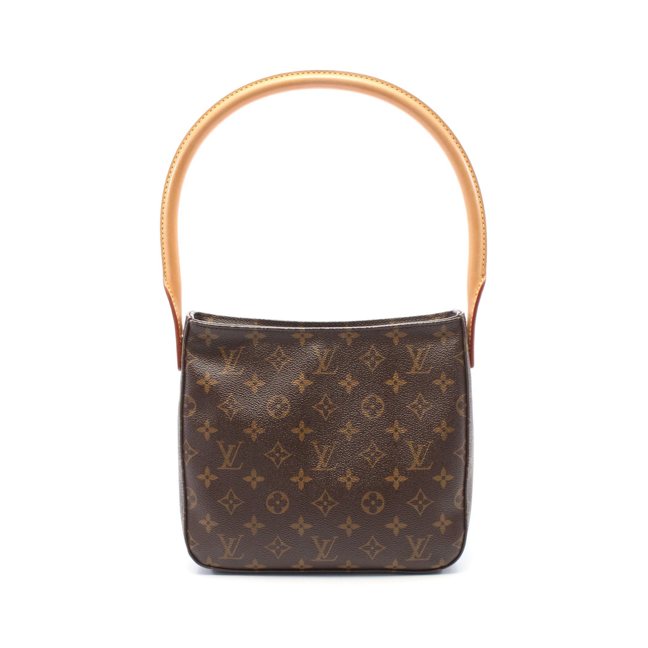 Louis Vuitton Louis Vuitton Looping Mm Monogram Shoulder Bag Leather Brown Size ONE SIZE - 1 Thumbnail