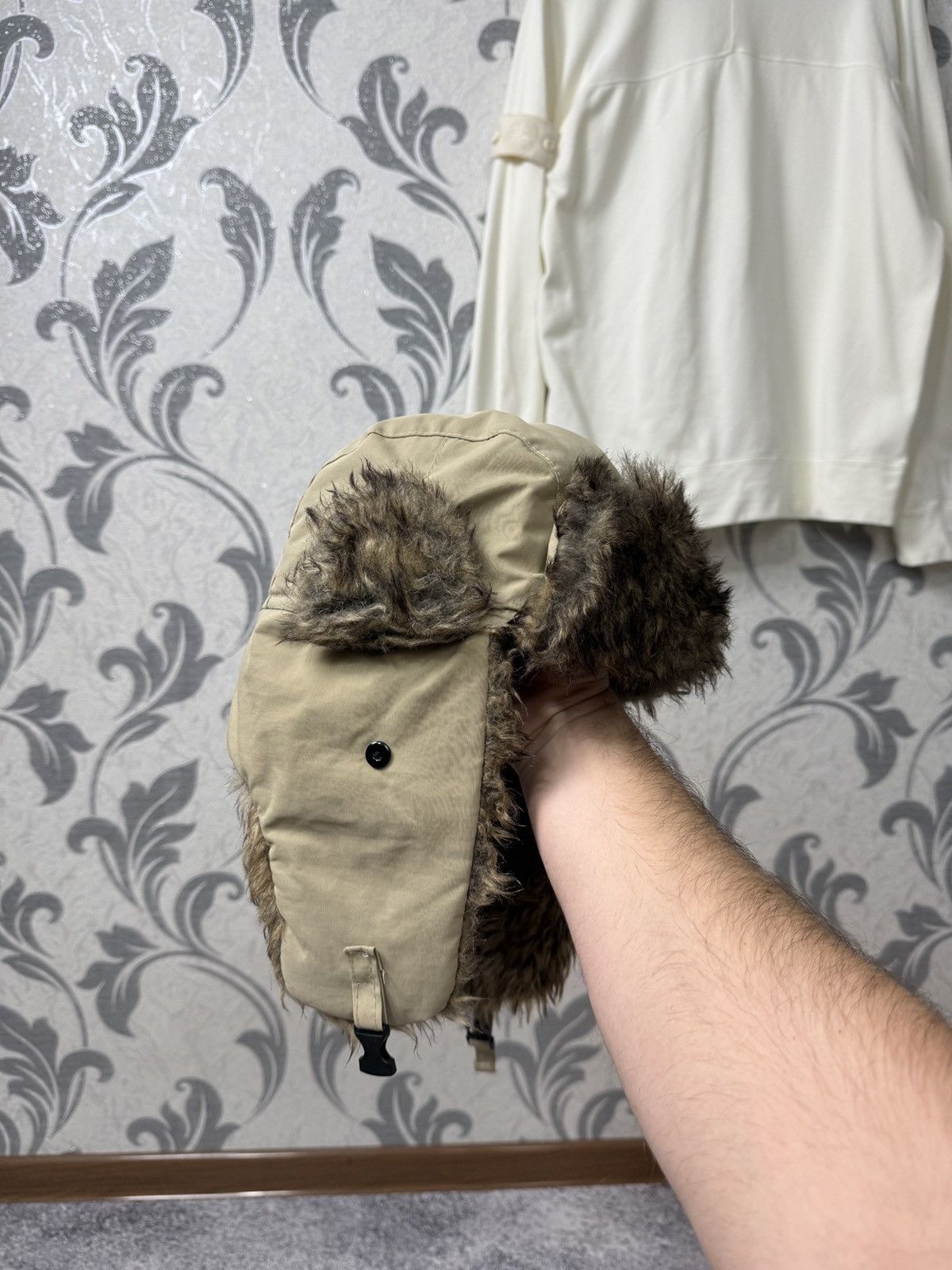 Japanese Brand Y2K Fuzzy Fur Trapper Alt Mohair Cute Hat Ushanka Size ONE SIZE - 1 Thumbnail