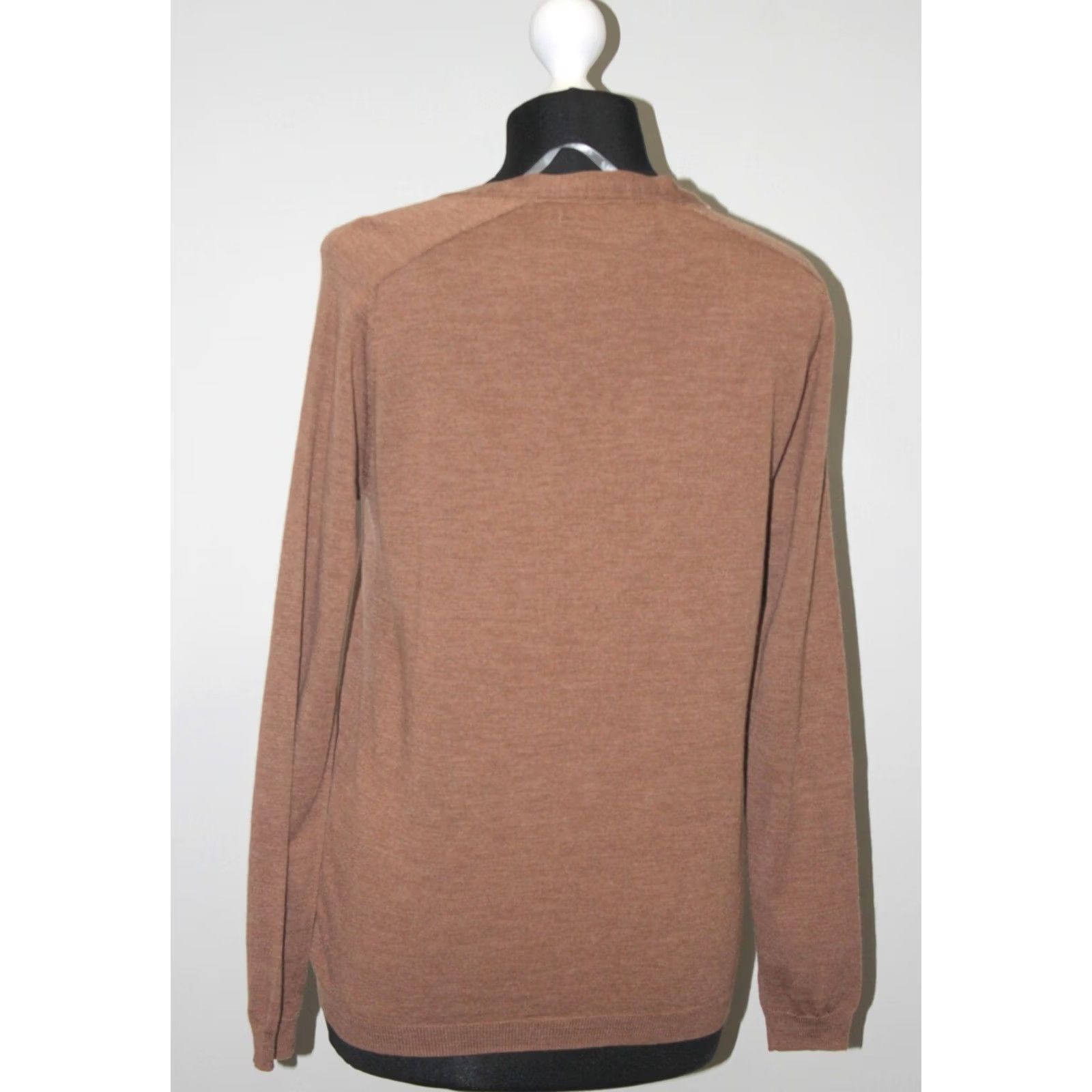 Tiger of Sweden Tiger of Sweden Cardigan Wool Brown Womens Jumper M V-Neck XS not used Size M / US 6-8 / IT 42-44 - 4 Thumbnail