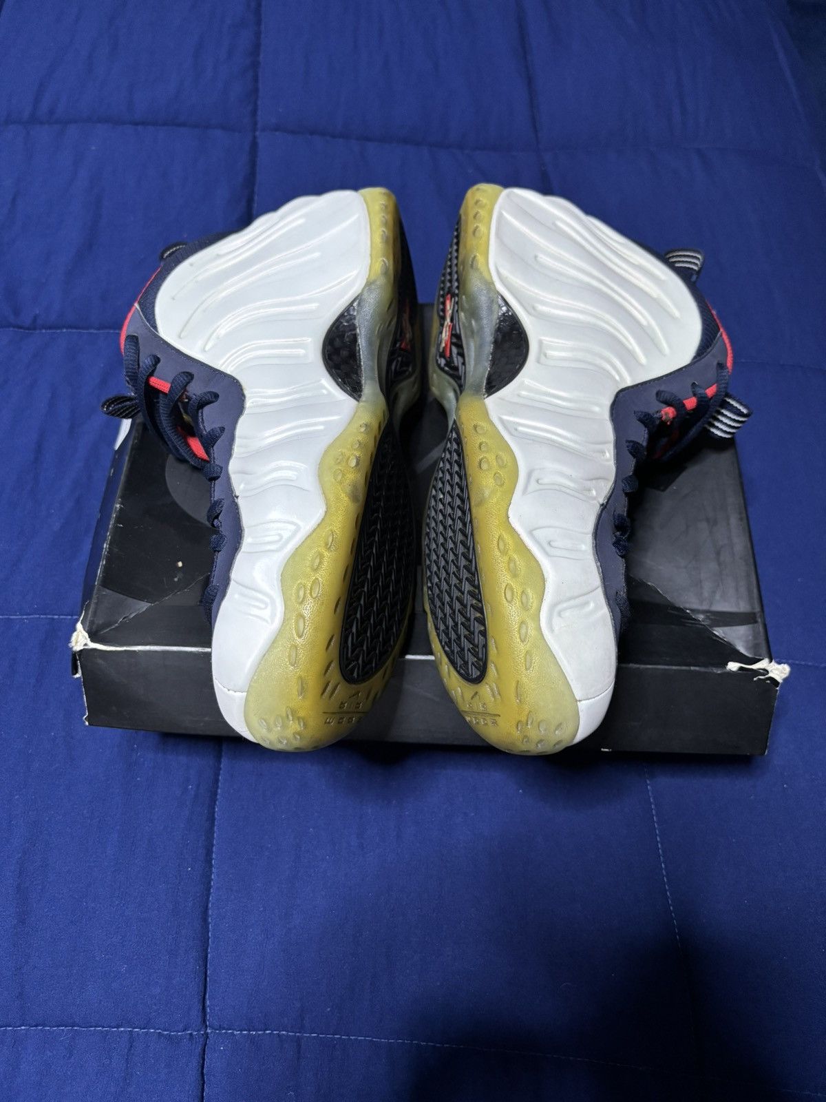 Nike Nike Air Foamposite One PRM Olympic Size 11 Size US 11 / EU 44 - 4 Thumbnail
