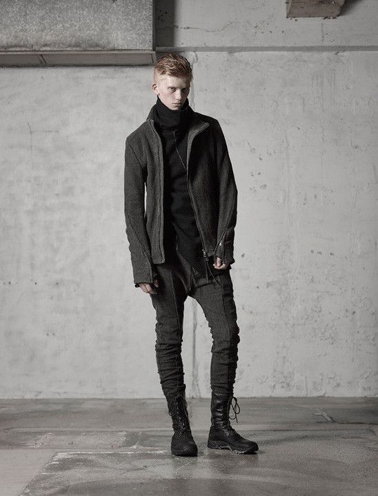 The Viridi-anne Assymetric Scar Stitch Turtleneck - BLACK JP 3 Size US L / EU 52-54 / 3 - 22 Thumbnail