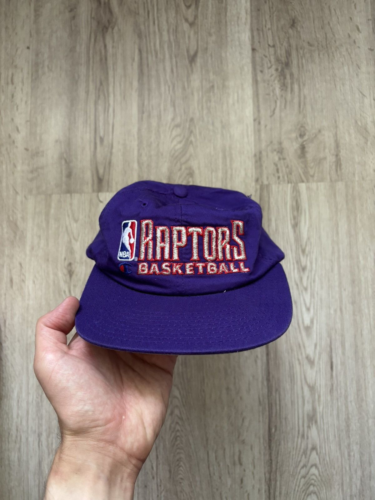 Champion vintage 1990s Toronto Raptors NBA Sports Vtg purlpe Size ONE SIZE - 24 Thumbnail