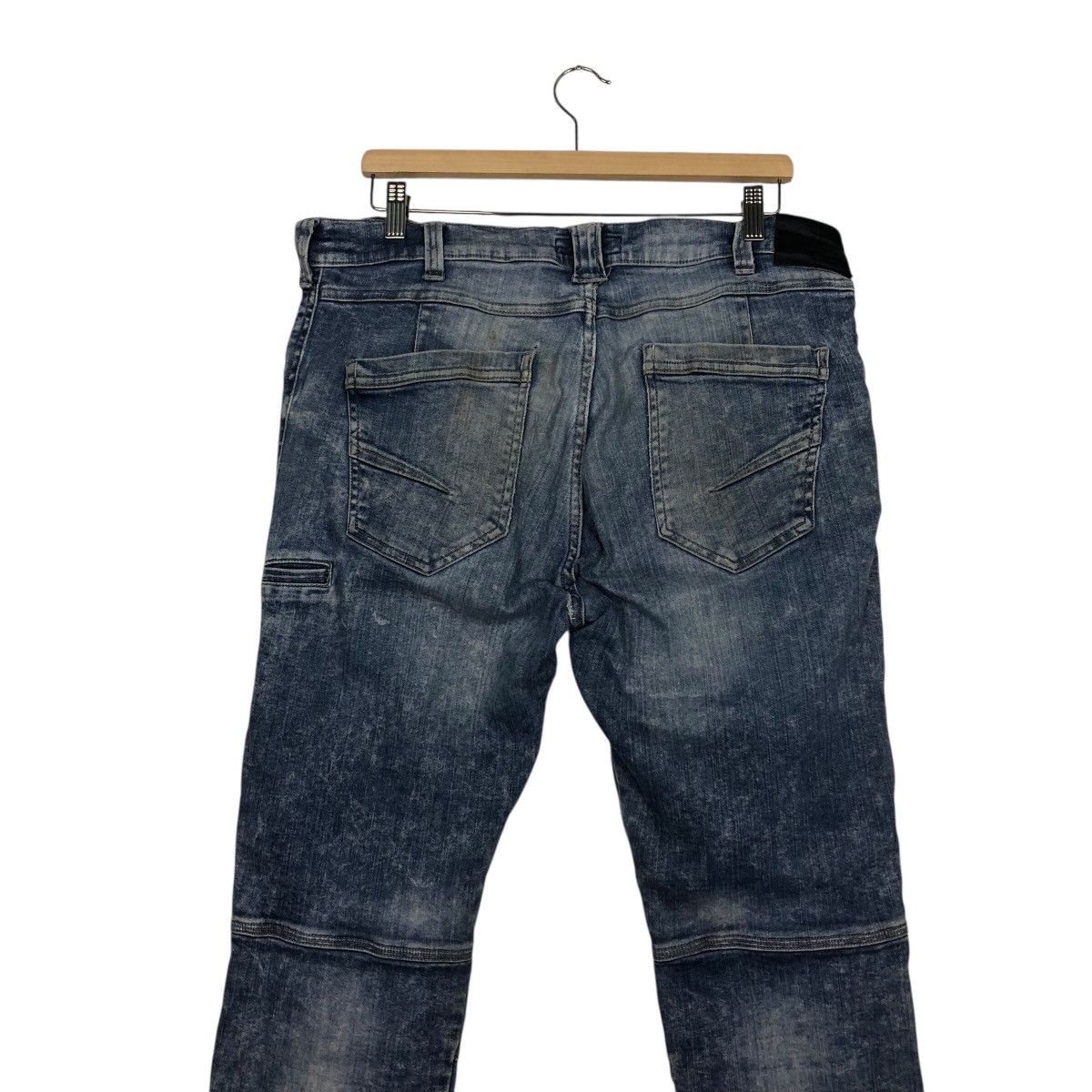 Japanese Brand G.G Archive Distressed Biker Jeans – Rare Japan Denim Size US 34 / EU 50 - 11 Thumbnail