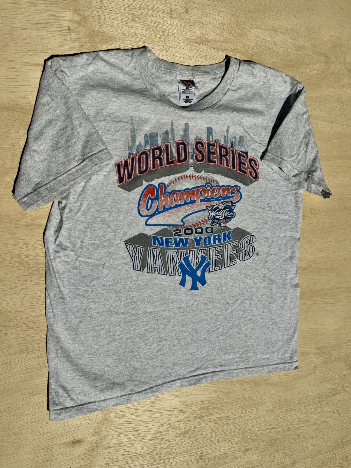 New York Yankees × Vintage 2000 New York Yankees Subway Series Champions 90’s T-Shirt Size US L / EU 52-54 / 3 - 6 Thumbnail