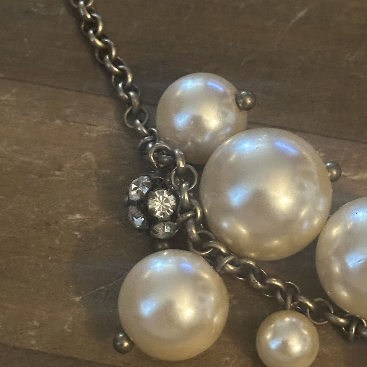 J.Crew J.Crew cluster pearls and disco balls statement necklace Size ONE SIZE - 2 Thumbnail