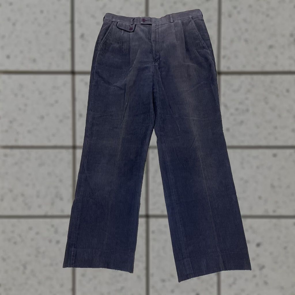 Vintage VINTAGE Jean Paul Germain Corduroy Trousers Men 36 Pleated Dark Brown 90s Grunge Casual Workwear Pants Regular Straight Crew Size US 36 / EU 52 - 1 Thumbnail