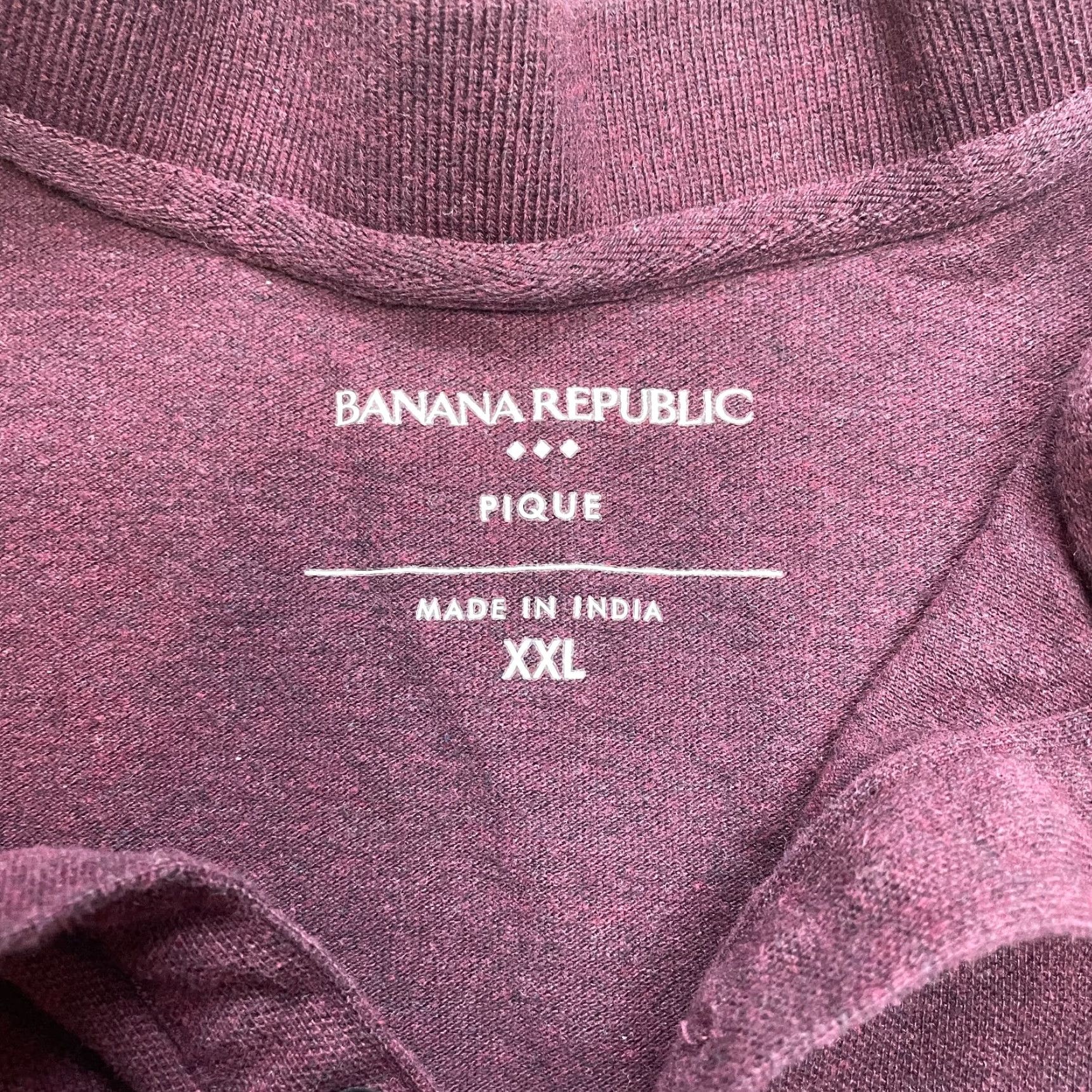 Banana Republic VINTAGE Banana Republic Polo Shirt Mens 2XL Burgundy Red Golf Monogram Shirt Size US XXL / EU 58 / 5 - 3 Thumbnail