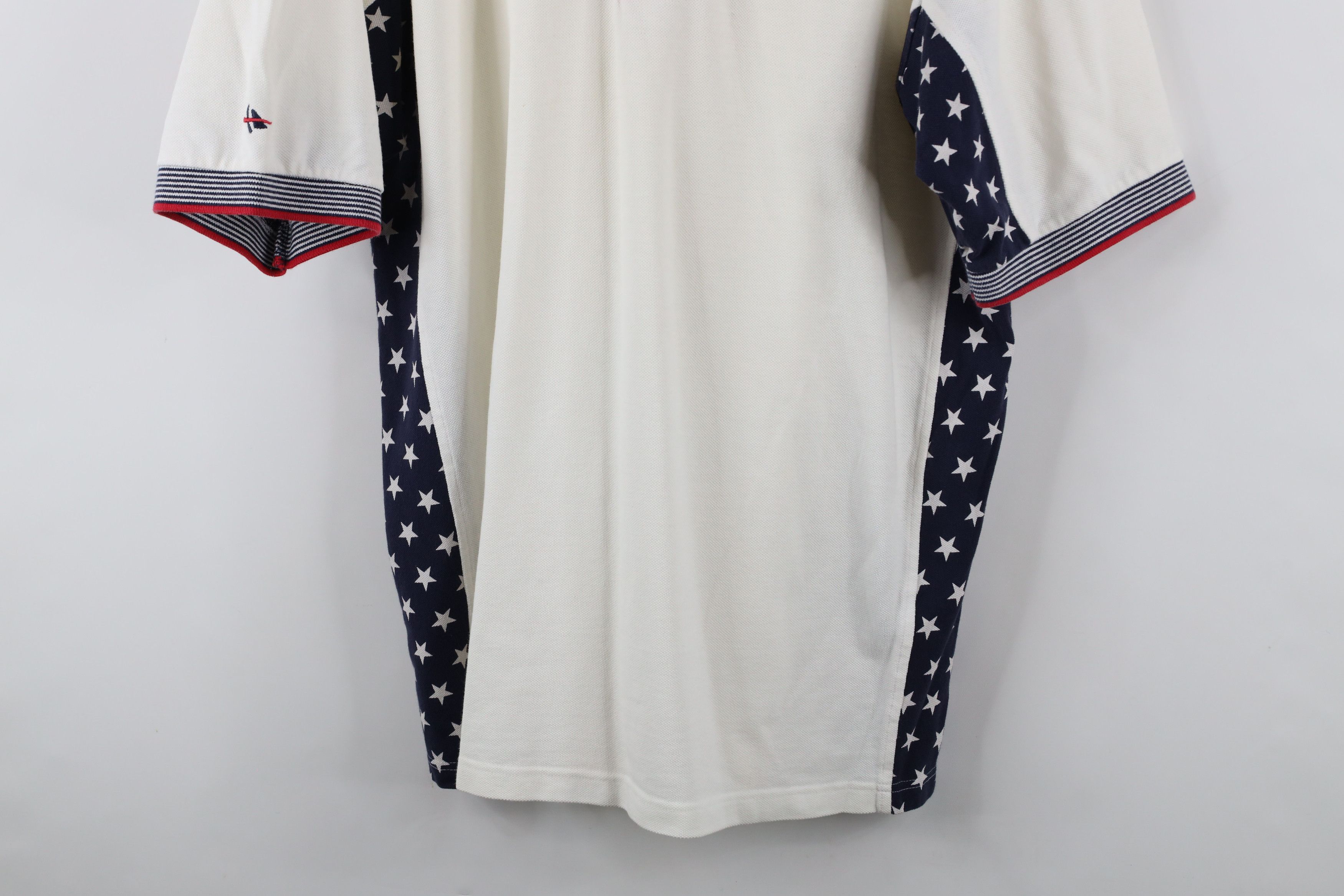 Vintage Vintage 90s Wahoo Cleveland Indians USA Flag Polo Shirt Size US XL / EU 56 / 4 - 3 Thumbnail