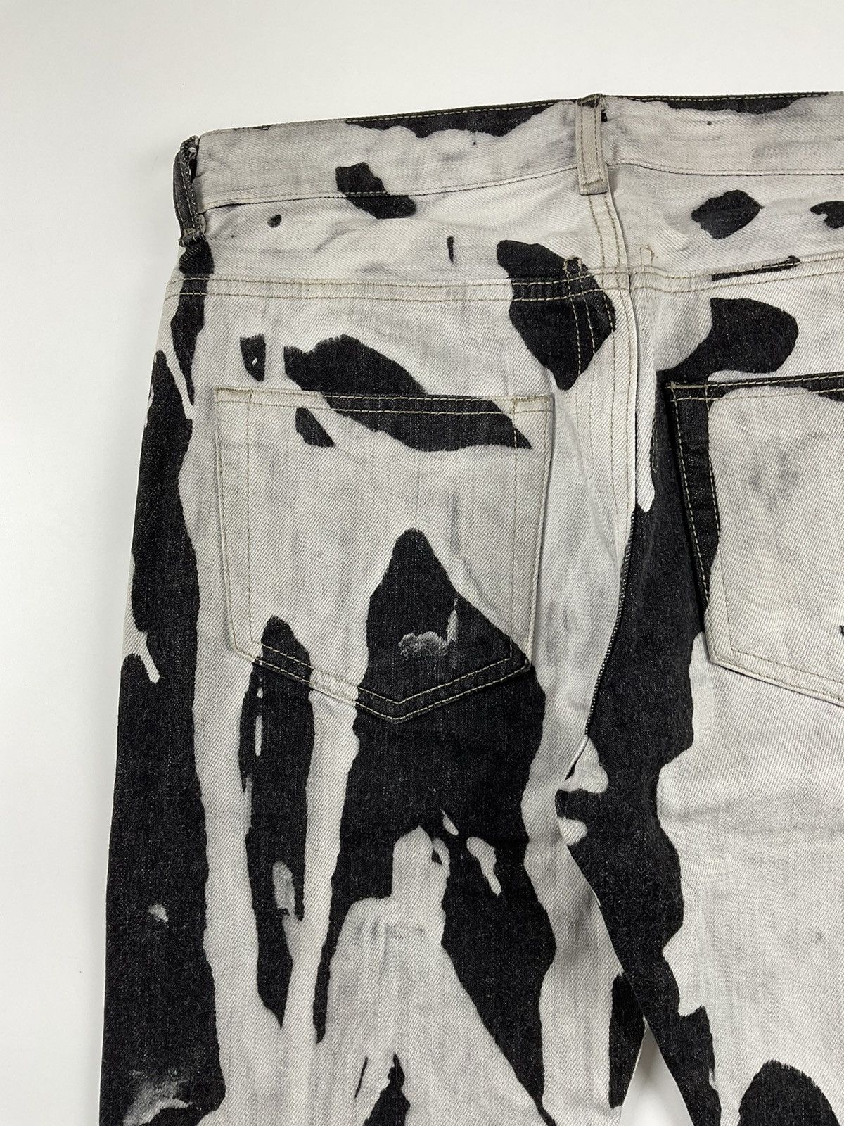 Rick Owens Rick Owens Detroit Cut Bleach Vomit Denim Size US 30 / EU 46 - 6 Thumbnail