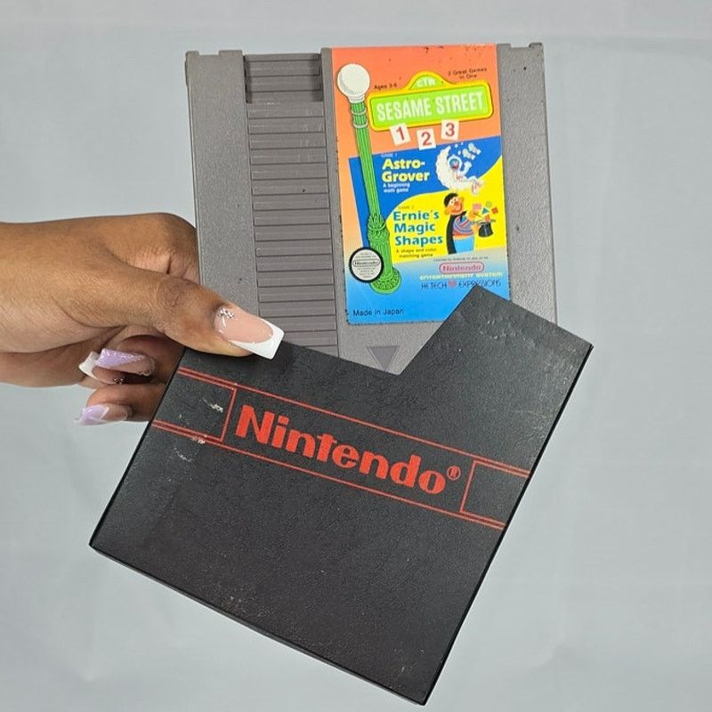 Nintendo Vintage Nintendo SesameStreet123Game/AstroGrover/ErnieShapes Size ONE SIZE - 1 Thumbnail