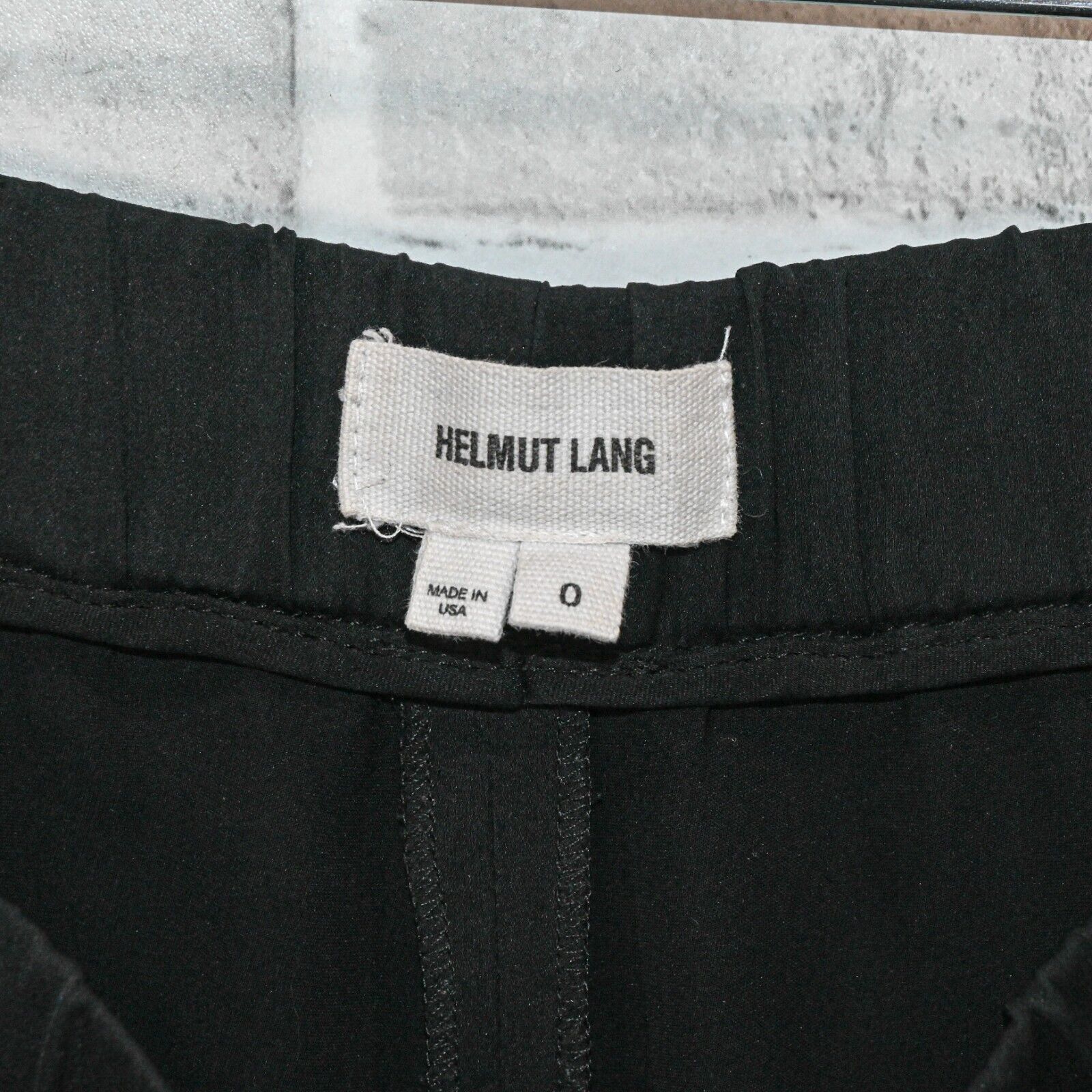 Helmut Lang Helmut Lang black Pleated pull up Pants belt loop ankles Size 25" / US 0 / IT 36 - 6 Thumbnail