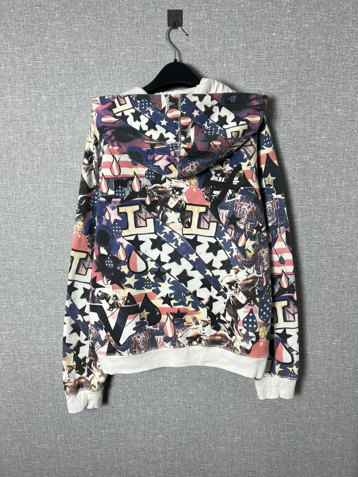 Levi's Vintage Levis Engineered Jeans All Over Printed Zip Hoodie Size US L / EU 52-54 / 3 - 11 Thumbnail