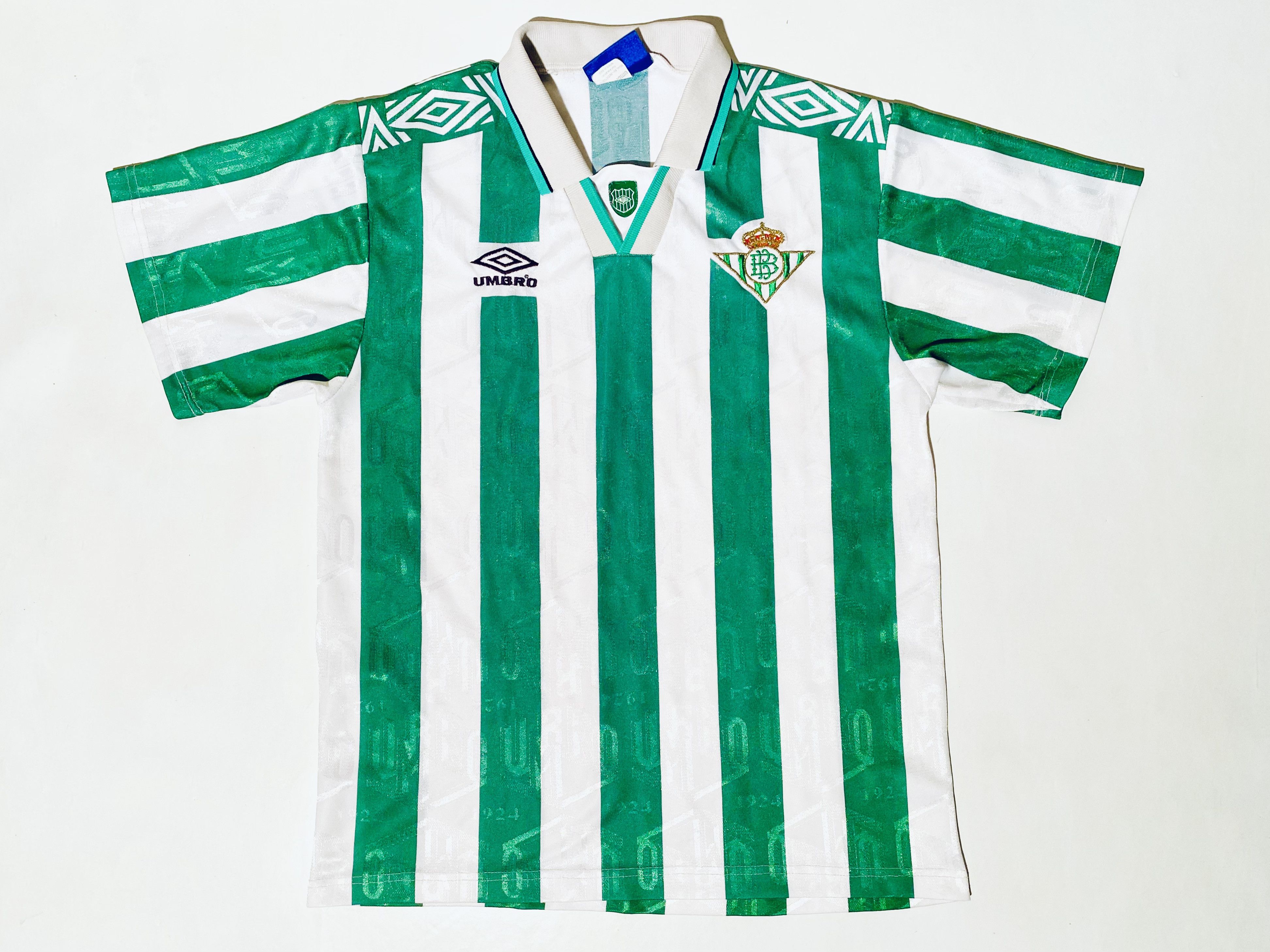 Umbro × Vintage Real Betis Home Jersey Shirt 1994 - 1995 Camiseta Size US S / EU 44-46 / 1 - 3 Thumbnail