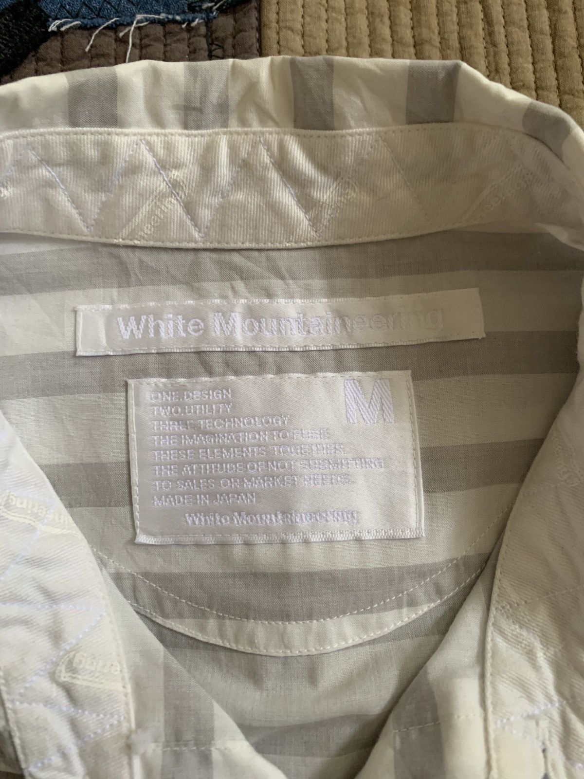 White Mountaineering White Mountaineering Striped Button Shirt Size US S / EU 44-46 / 1 - 3 Thumbnail