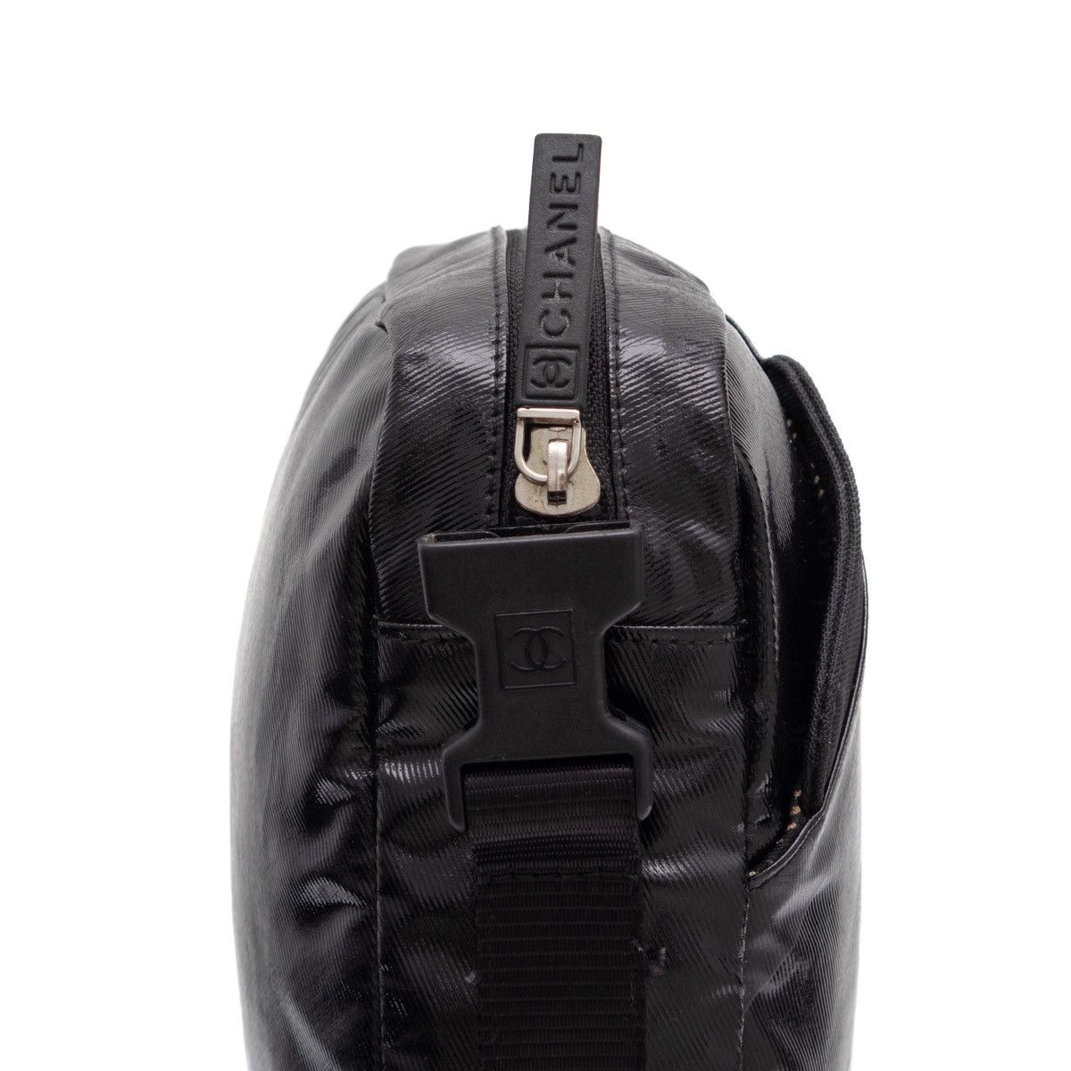 Chanel CHANEL 2006/08 Black Sport Line CC Logo Crossbody Bag RARE Size ONE SIZE - 10 Thumbnail