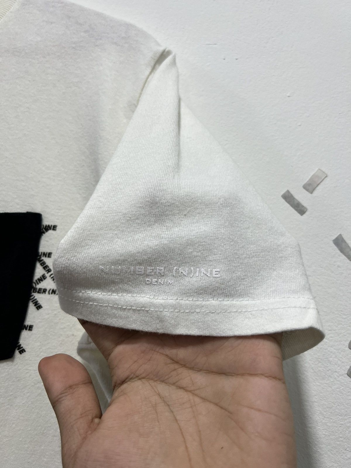 Number (N)ine × Vintage Number (N)ine Multi Spellout Blank Pocket Tshirt Size US M / EU 48-50 / 2 - 4 Thumbnail