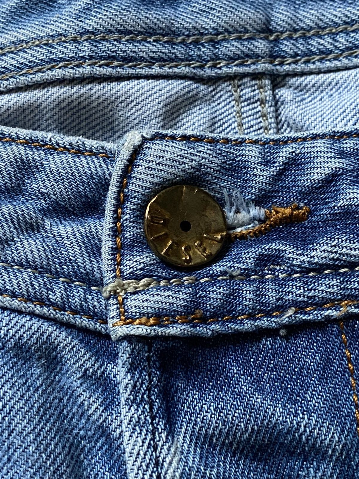 Diesel × If Six Was Nine × Japanese Brand 🔥VNTG Diesel Denim ashed baggy jeans Le Grand Bleu (L.G.B.) Size US 33 - 10 Thumbnail