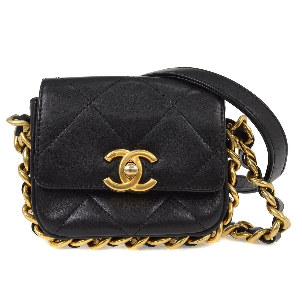 Chanel Chanel Framing Chain Flap Bag Quilted Calfskin Size ONE SIZE - 1 Thumbnail