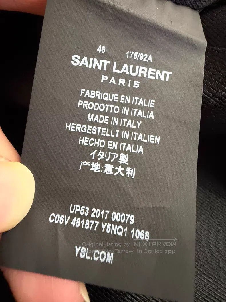 Saint Laurent Paris Saint Laurent Paris Flame Sheepskin Jacket Size US S / EU 44-46 / 1 - 6 Thumbnail