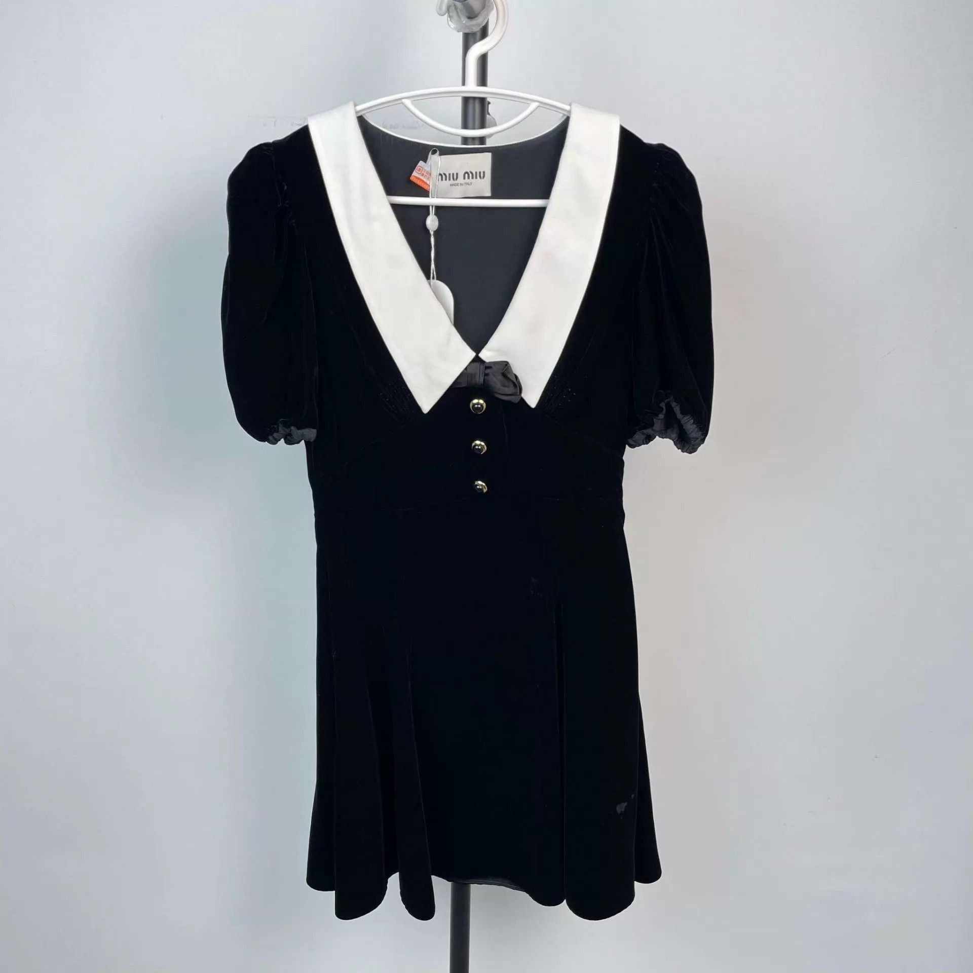 Miu Miu MIU MIU 95 New colorblocked dress 40 Size S / US 4 / IT 40 - 1 Thumbnail