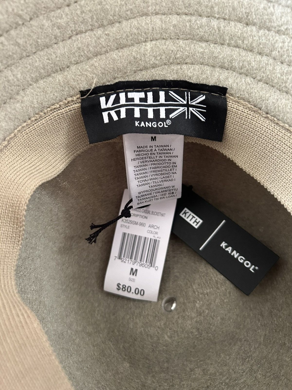 Kith Kith for Kangol Casual Bucket Hat - Arch Size ONE SIZE - 4 Thumbnail