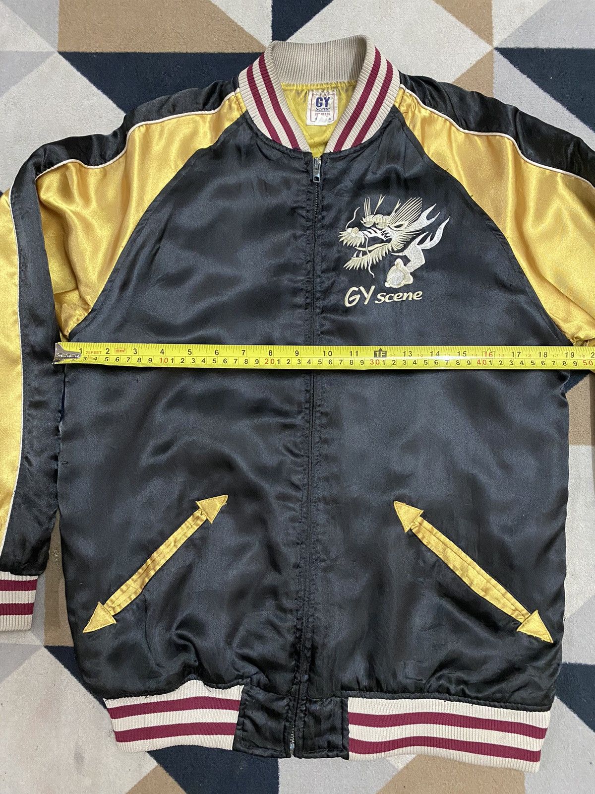 Japanese Brand Sukajan Gy Scene Dragon Size US S / EU 44-46 / 1 - 15 Thumbnail