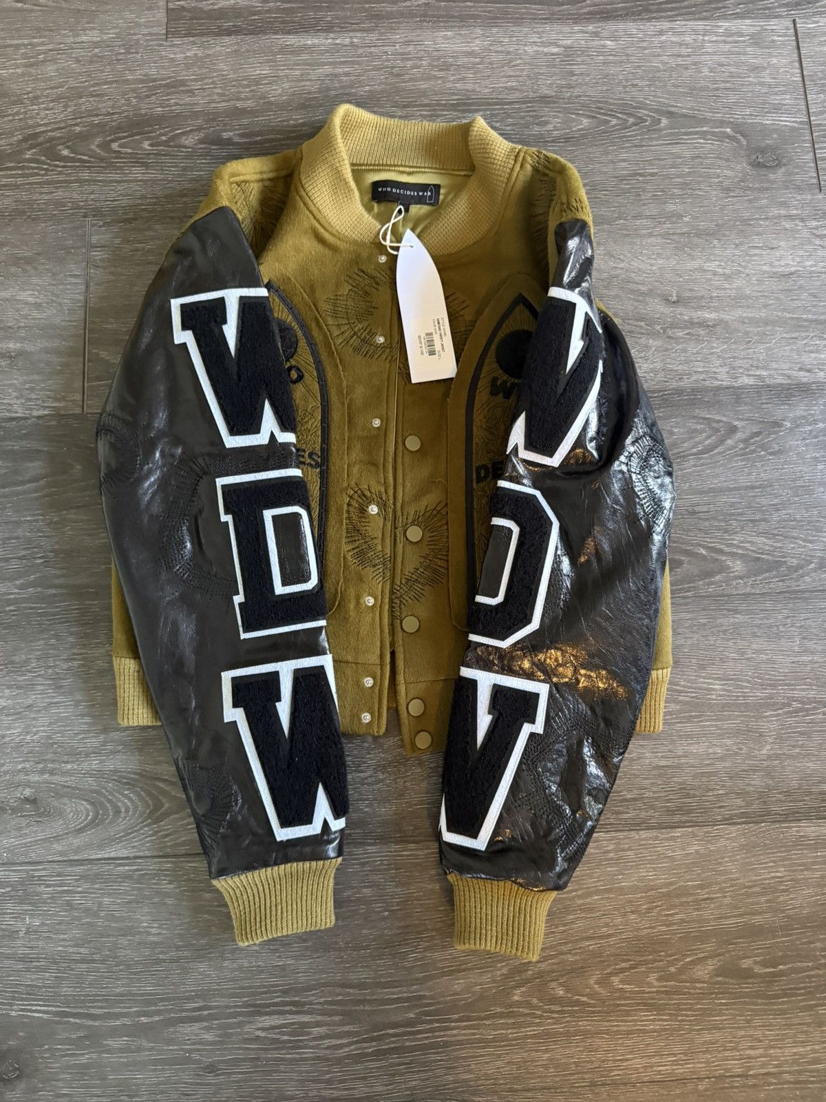 Who Decides War Who Decides War Namesake Varsity Jacket Size US L / EU 52-54 / 3 - 2 Thumbnail